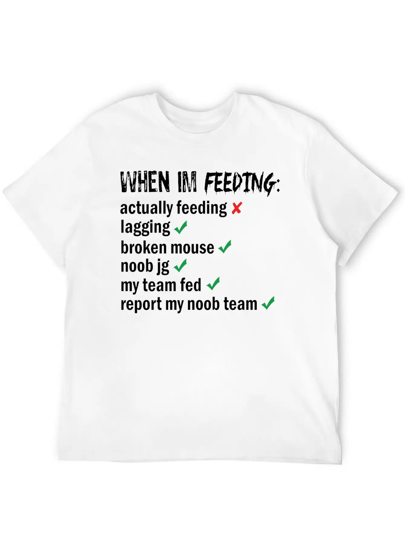 League Of Legends Feeding Essential Unisex Summer Tee – Soft Cotton Casual Fit