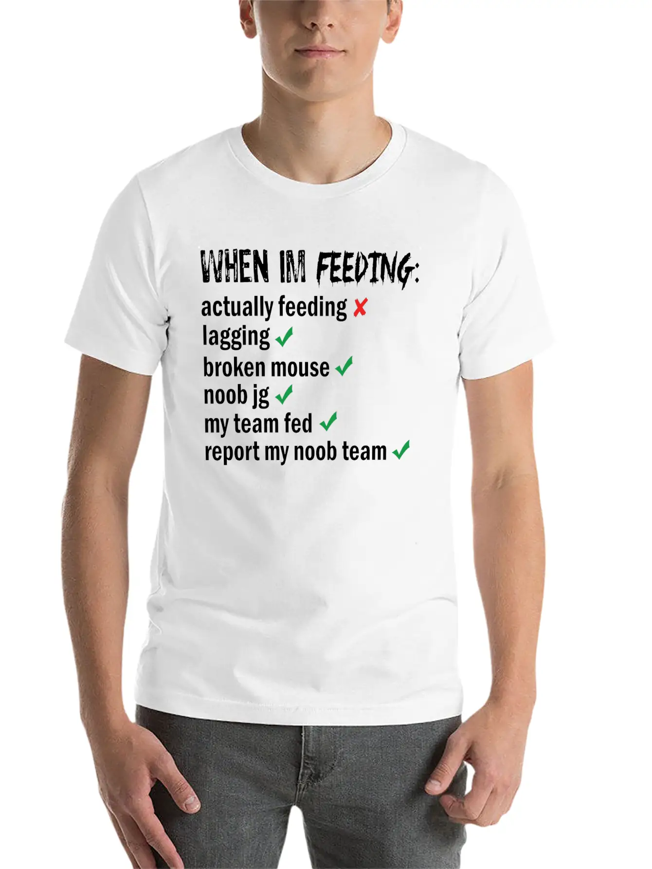 League Of Legends Feeding Essential Unisex Summer Tee – Soft Cotton Casual Fit