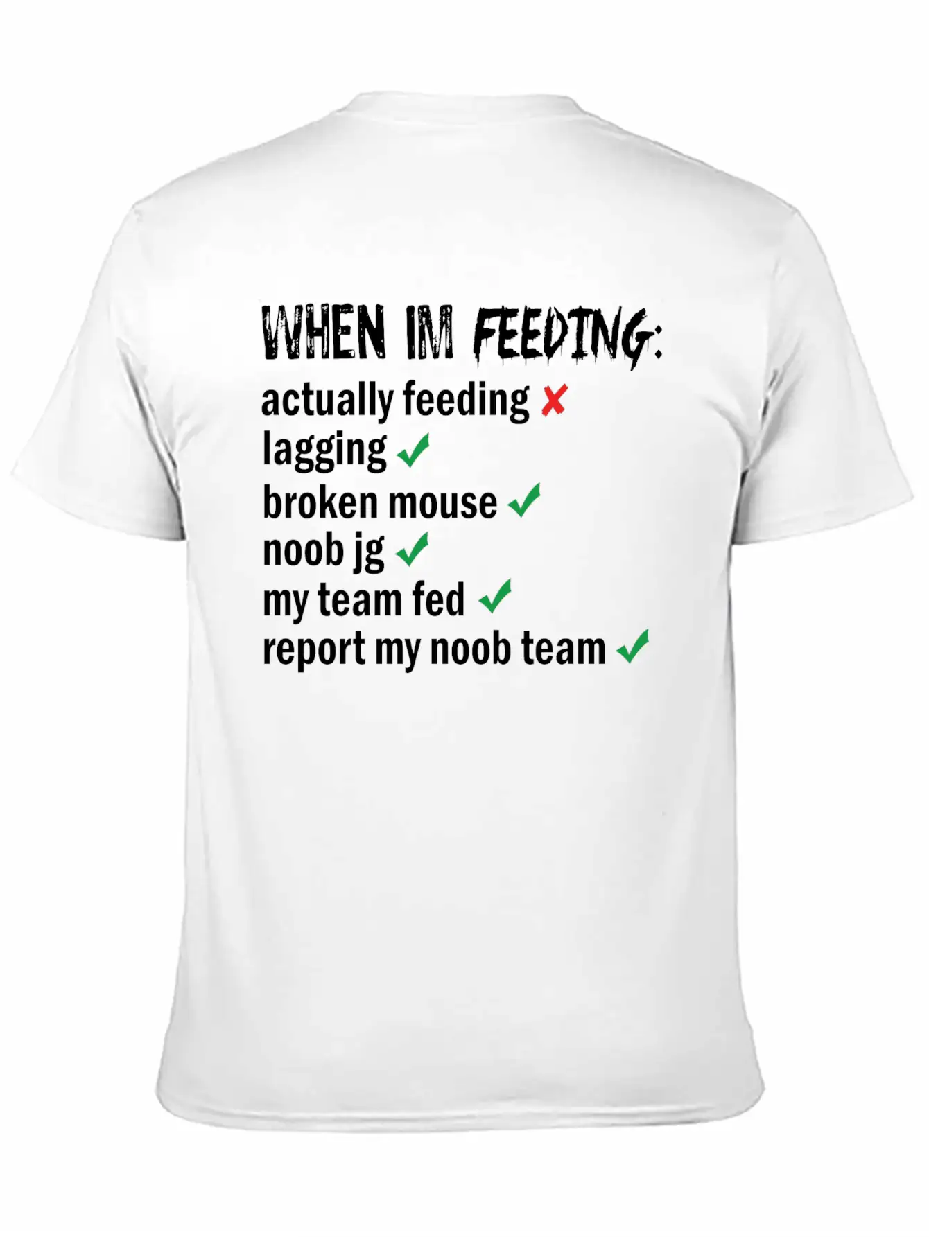 League Of Legends Feeding Essential Unisex Summer Tee – Soft Cotton Casual Fit