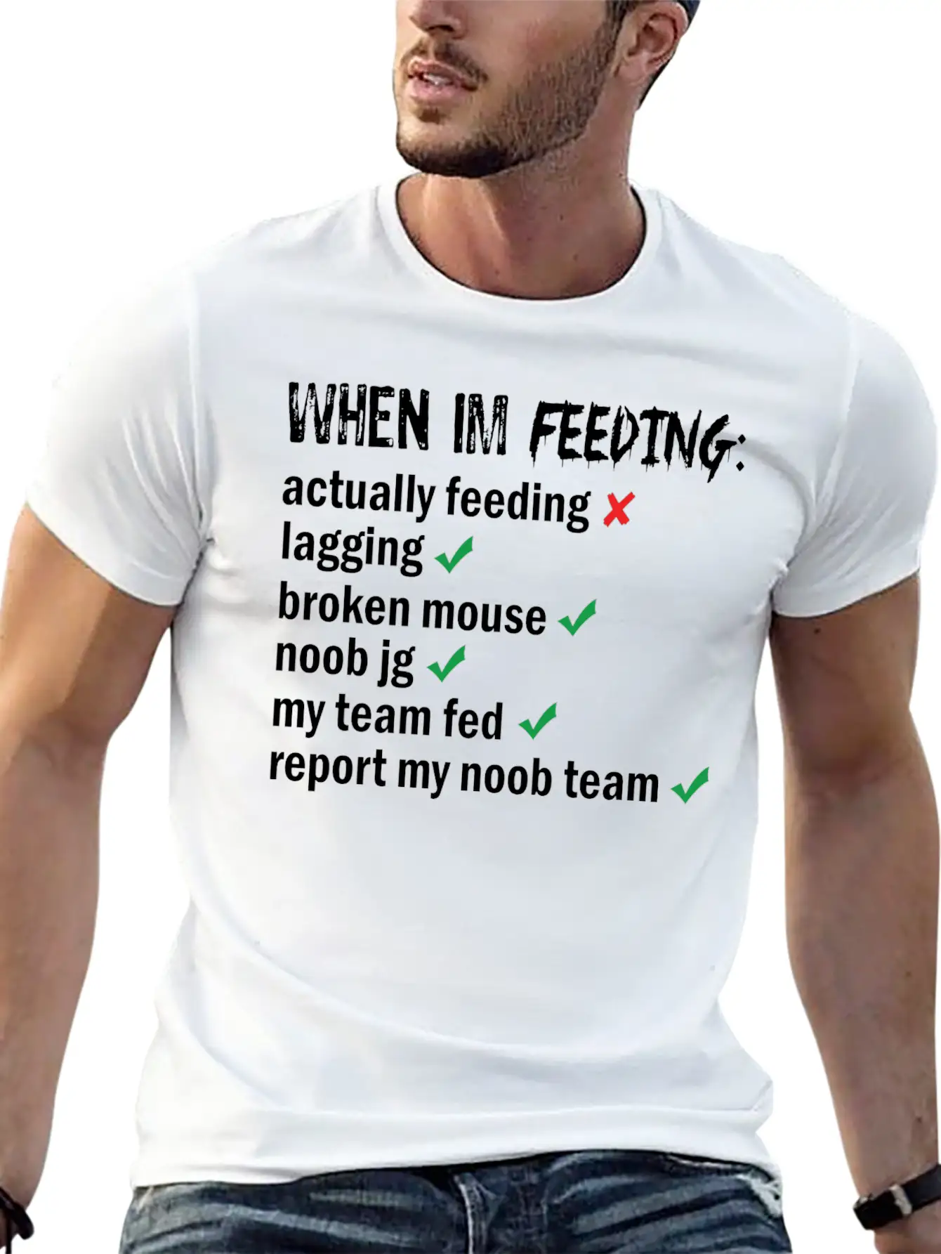 League Of Legends Feeding Essential Unisex Summer Tee – Soft Cotton Casual Fit