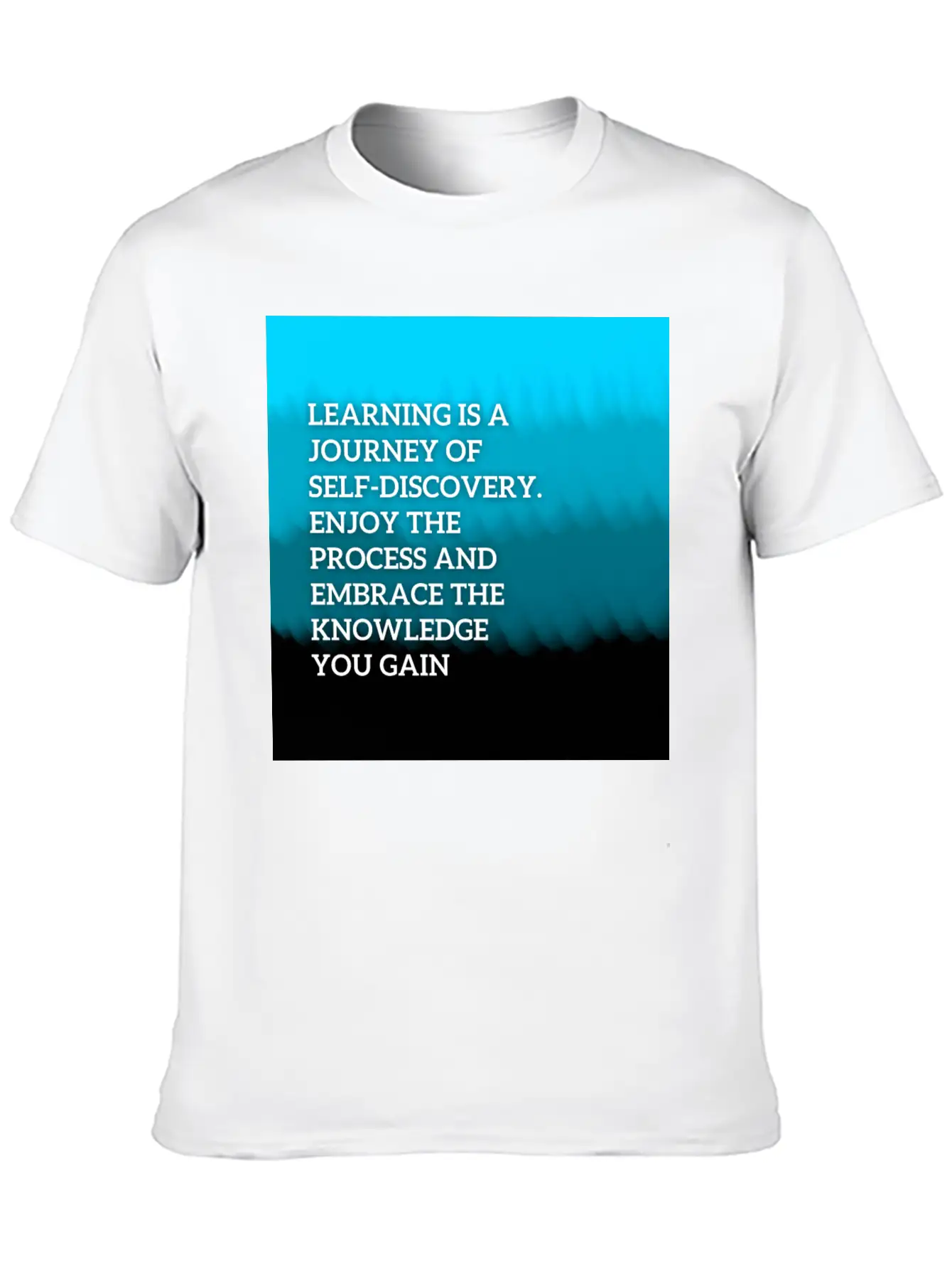Learning Is A Journey Of Self-discovery Comfortable Minimalist Graphic Tee – Summer Style Essential