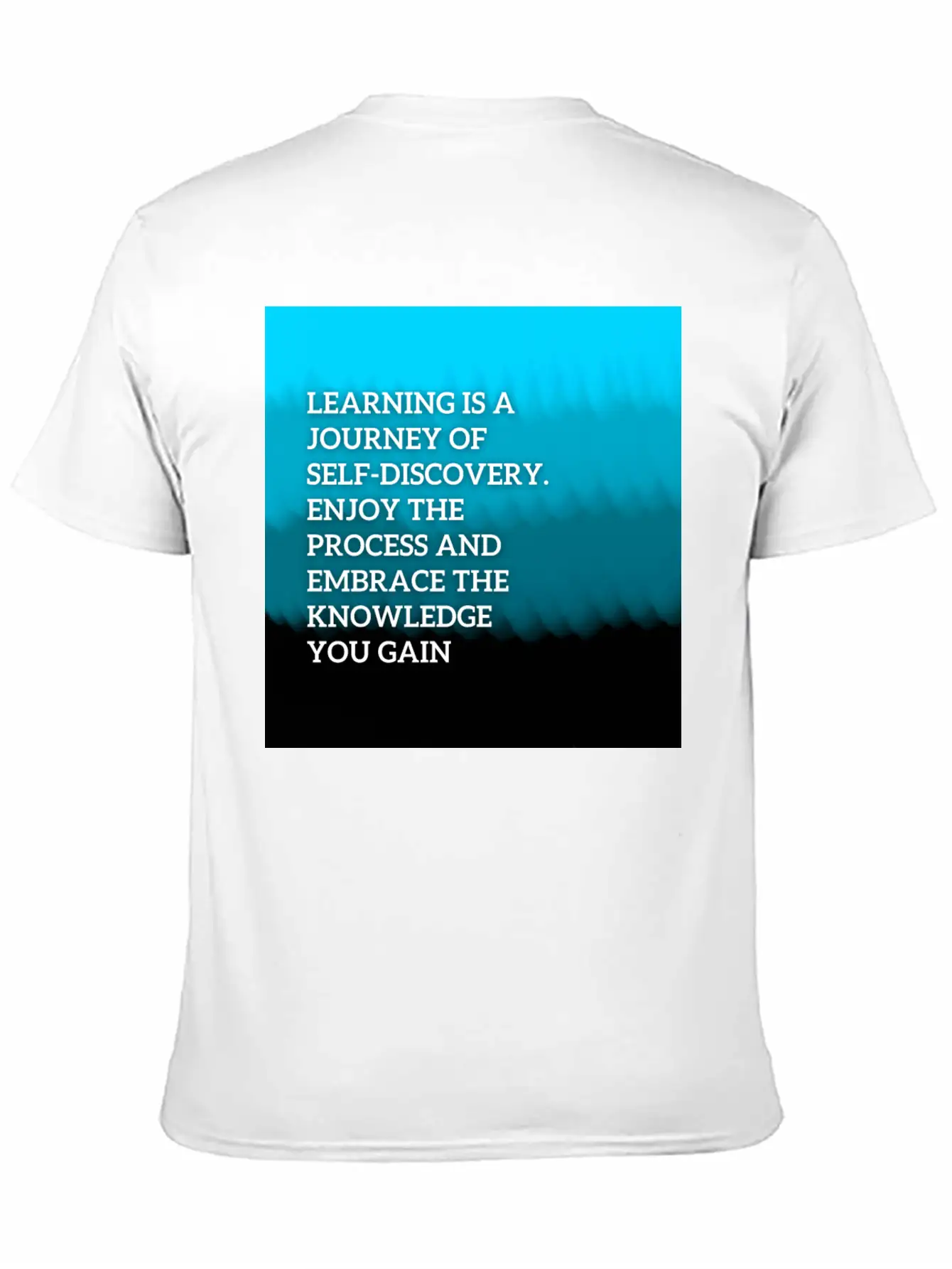 Learning Is A Journey Of Self-discovery Comfortable Minimalist Graphic Tee – Summer Style Essential