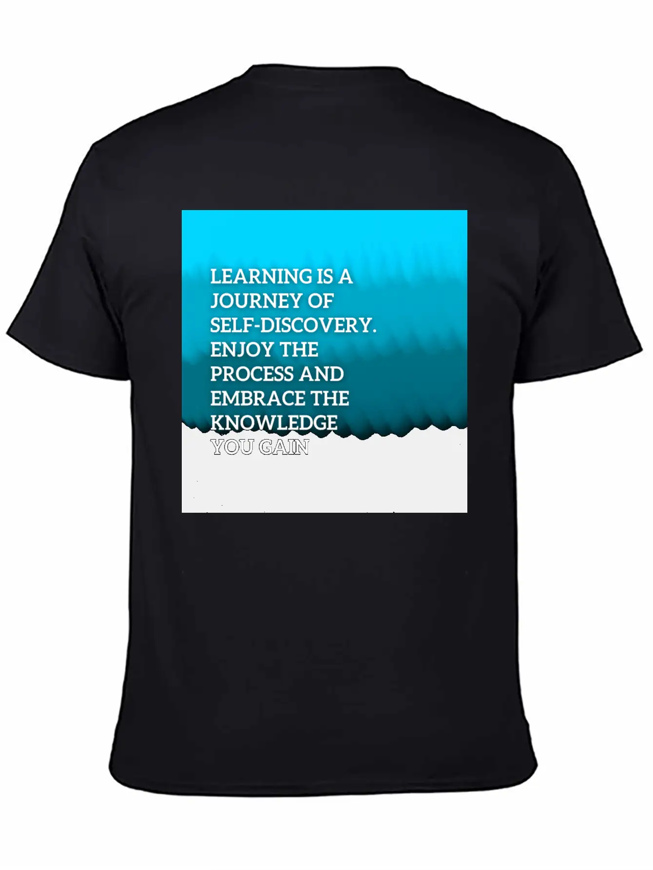 Learning Is A Journey Of Self-discovery Comfortable Minimalist Graphic Tee – Summer Style Essential