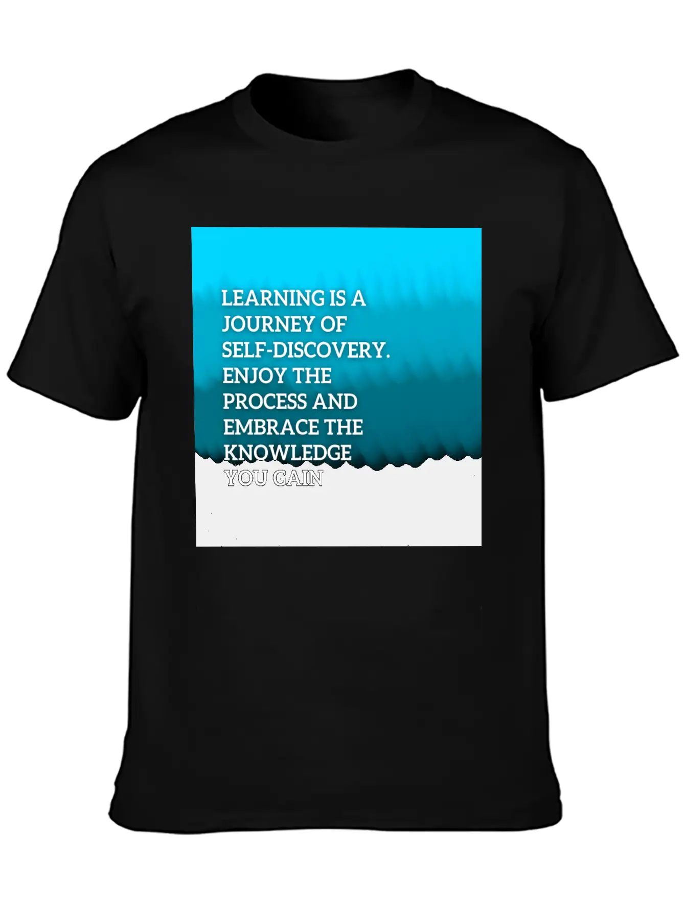 Learning Is A Journey Of Self-discovery Comfortable Minimalist Graphic Tee – Summer Style Essential