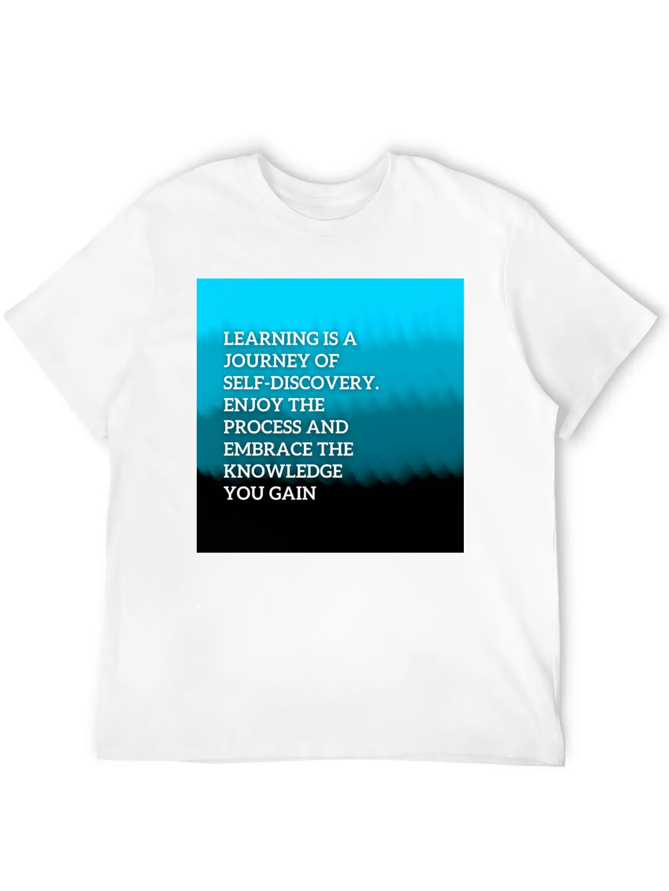 Learning Is A Journey Of Self-discovery Comfortable Minimalist Graphic Tee – Summer Style Essential