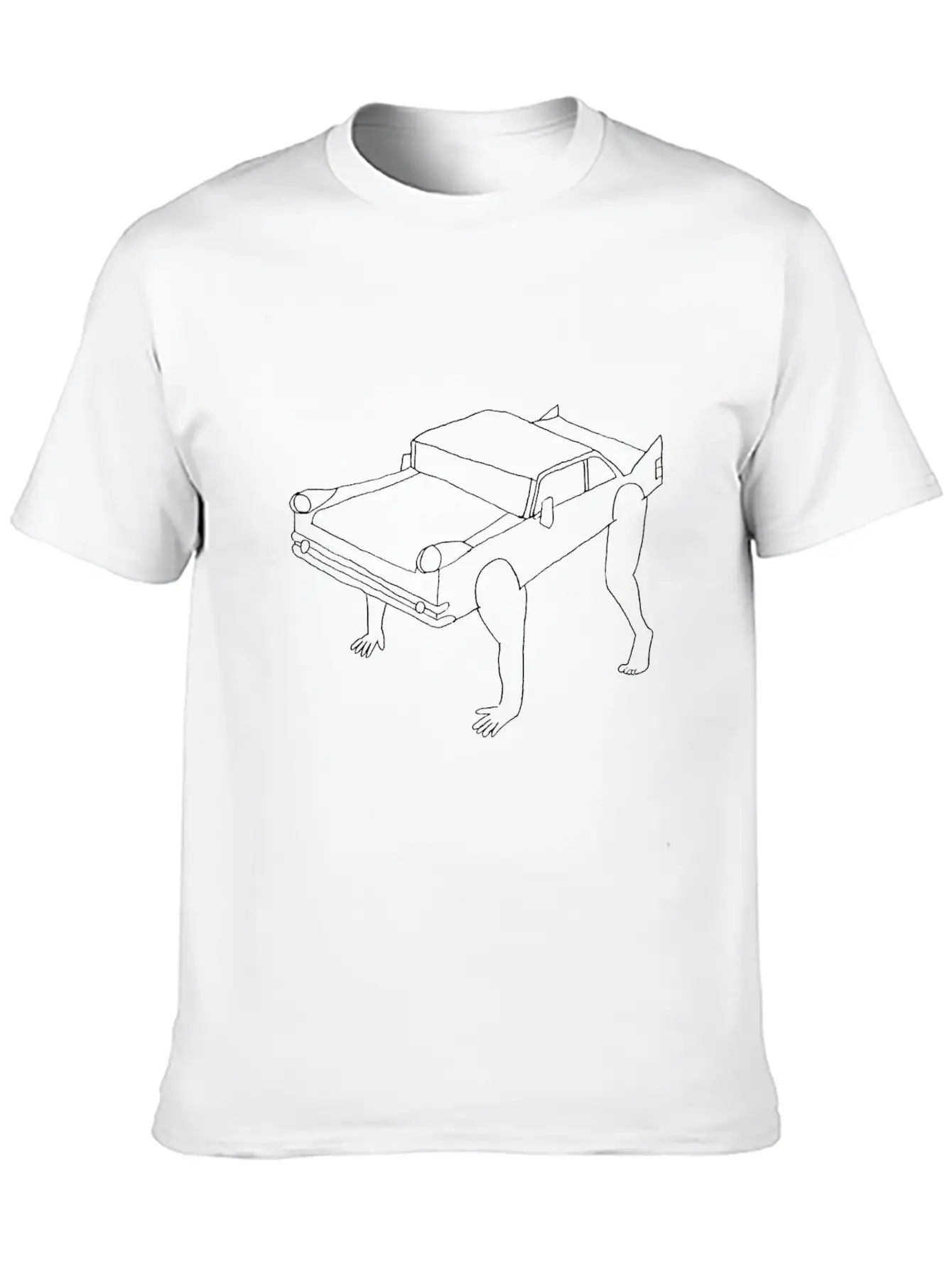 Leg Car Stylish Everyday T-Shirt – Unisex Basic Cotton Tee