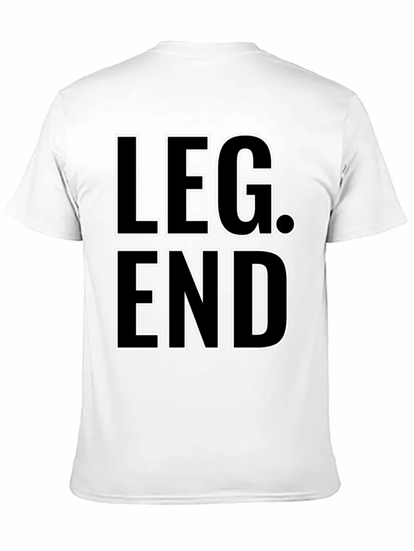 Legend Typography Design Basic Graphic T-Shirt – Daily Comfort In Soft Cotton