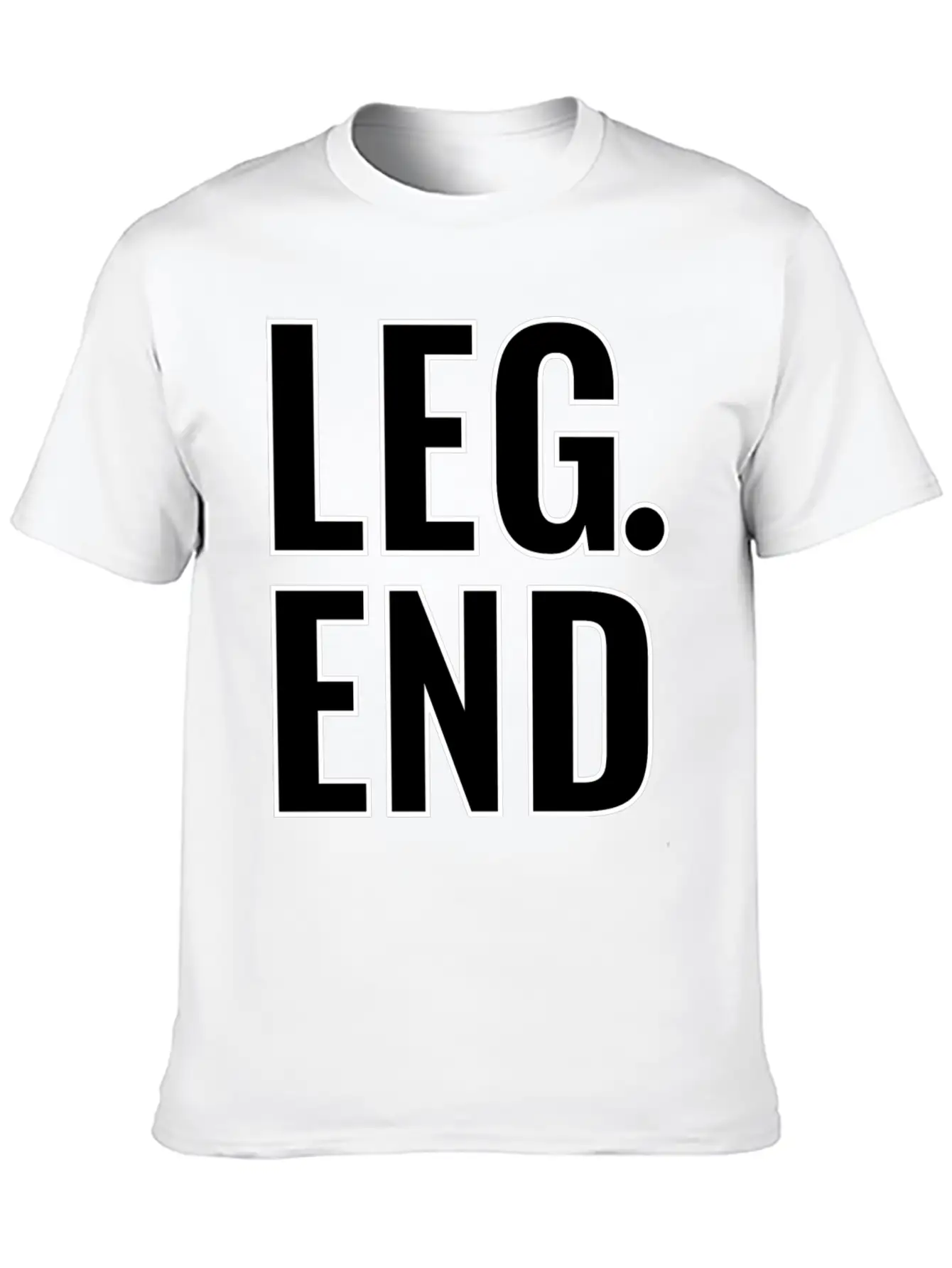 Legend Typography Design Basic Graphic T-Shirt – Daily Comfort In Soft Cotton