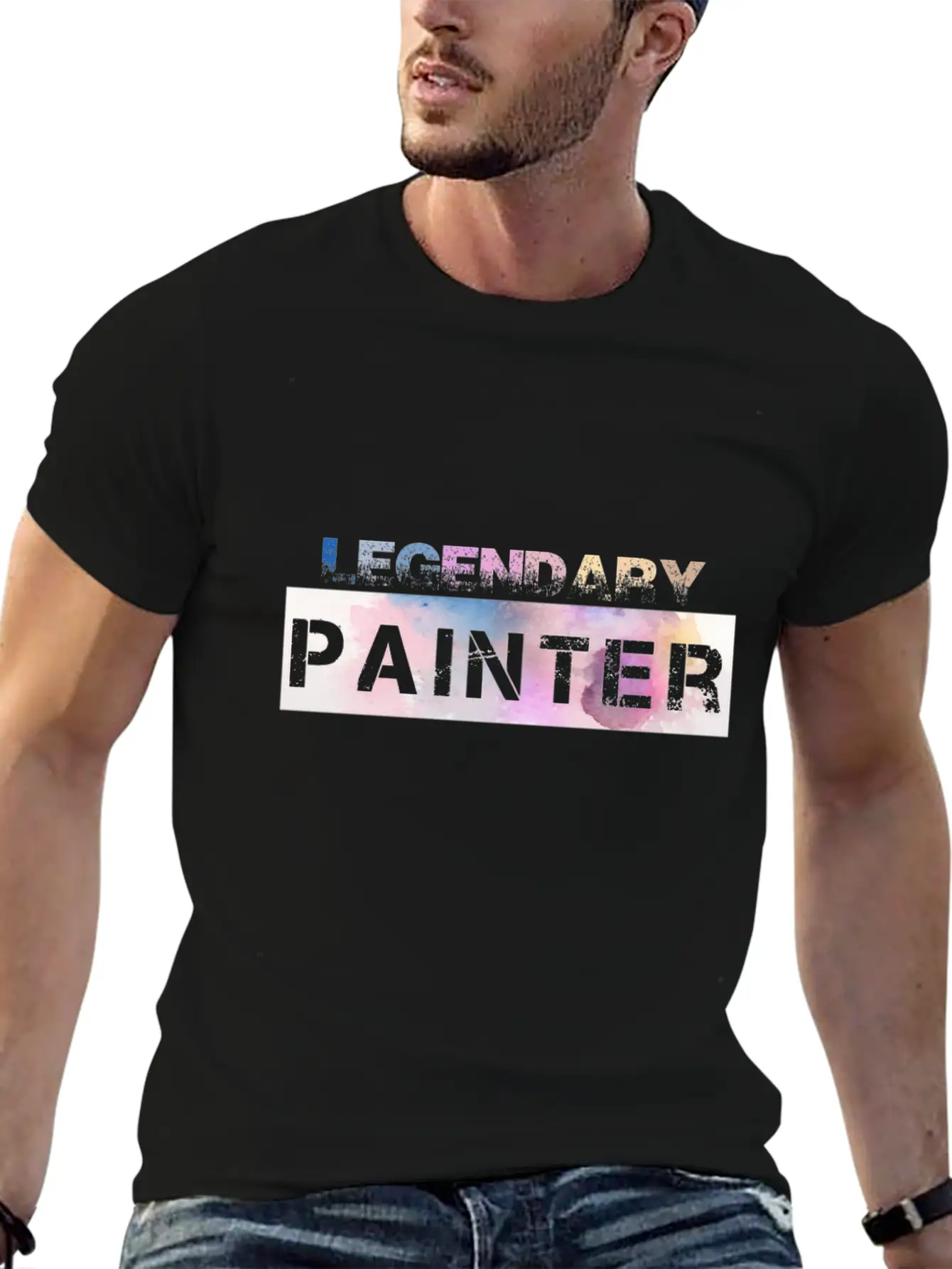 Legendary Painter Gift | Painting Art Artist Draw Stylish Everyday T-Shirt – Unisex Basic Cotton Tee
