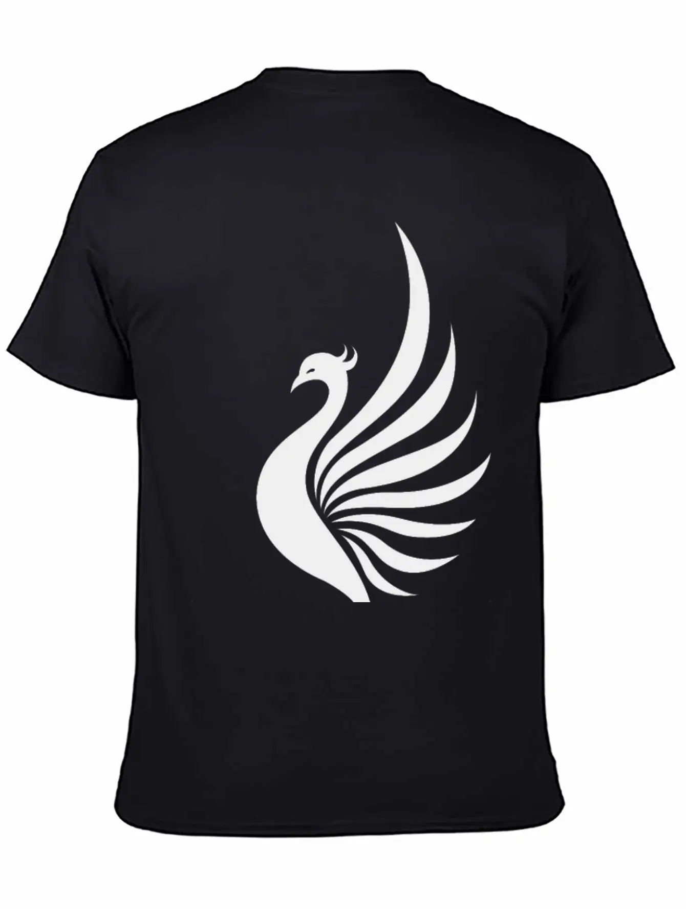 Legendary Phoenix Fire Bird Creature Tribal Tattoo Basic Graphic T-Shirt – Daily Comfort In Soft Cotton