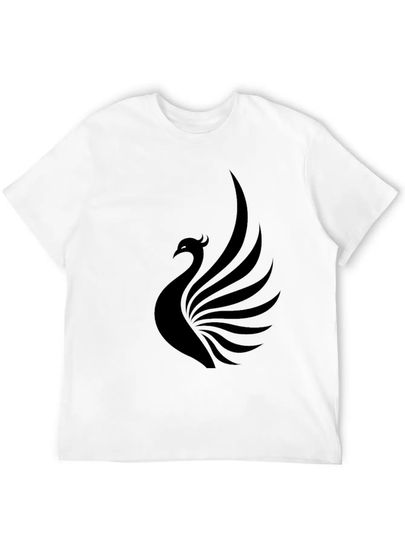 Legendary Phoenix Fire Bird Creature Tribal Tattoo Basic Graphic T-Shirt – Daily Comfort In Soft Cotton
