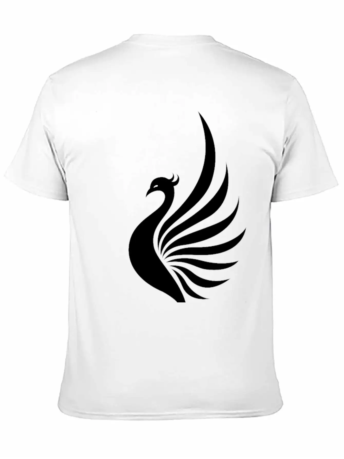 Legendary Phoenix Fire Bird Creature Tribal Tattoo Basic Graphic T-Shirt – Daily Comfort In Soft Cotton