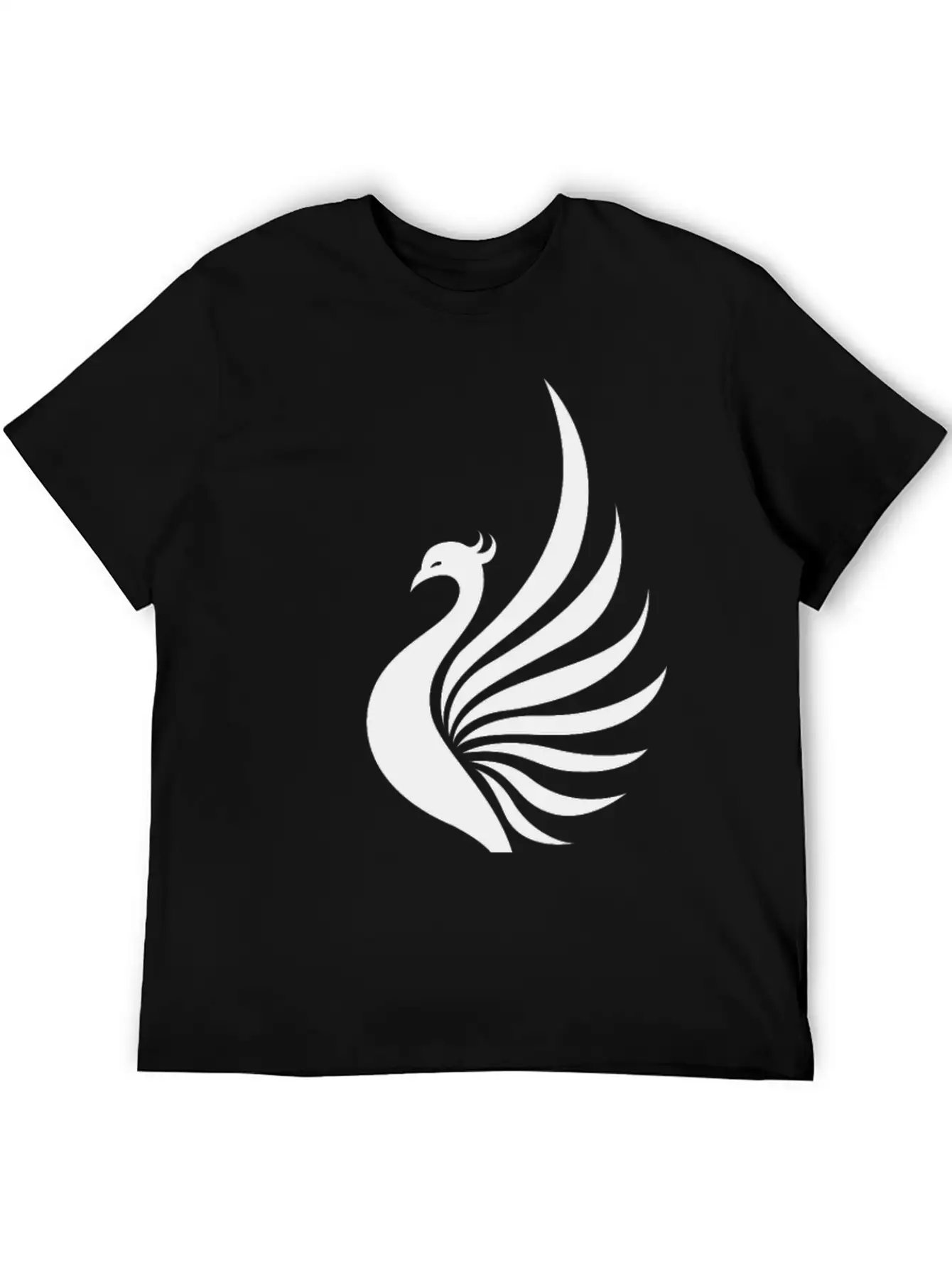 Legendary Phoenix Fire Bird Creature Tribal Tattoo Basic Graphic T-Shirt – Daily Comfort In Soft Cotton