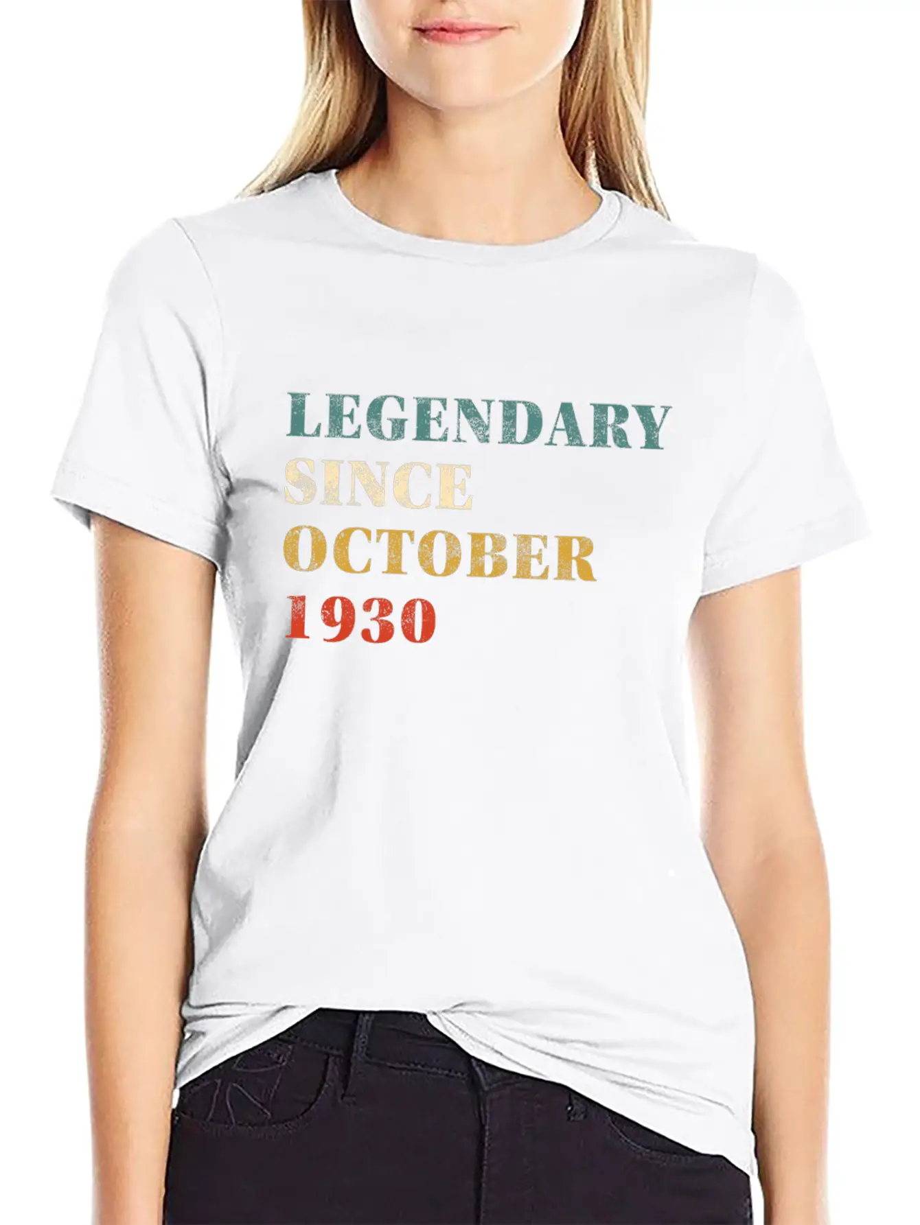 Legendary Since October 1930 Stylish Everyday T-Shirt – Unisex Basic Cotton Tee