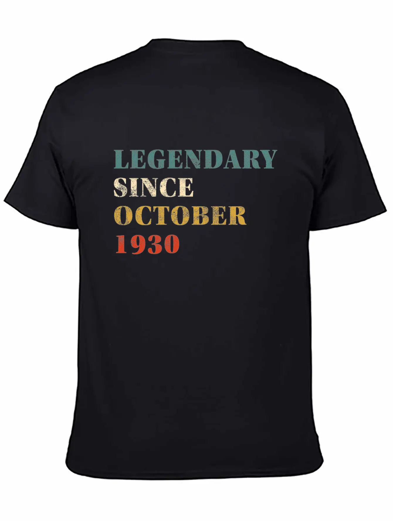 Legendary Since October 1930 Stylish Everyday T-Shirt – Unisex Basic Cotton Tee