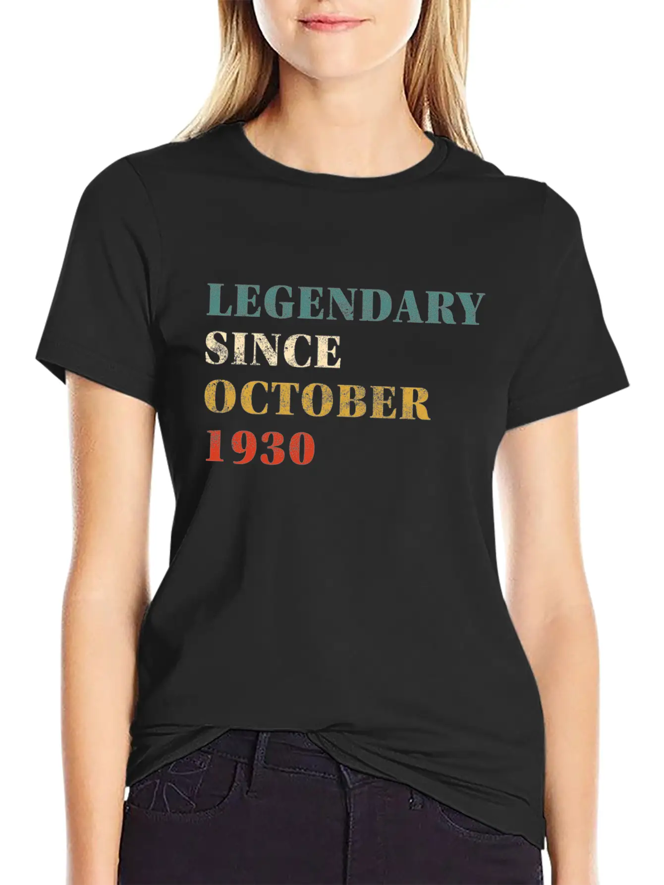 Legendary Since October 1930 Stylish Everyday T-Shirt – Unisex Basic Cotton Tee