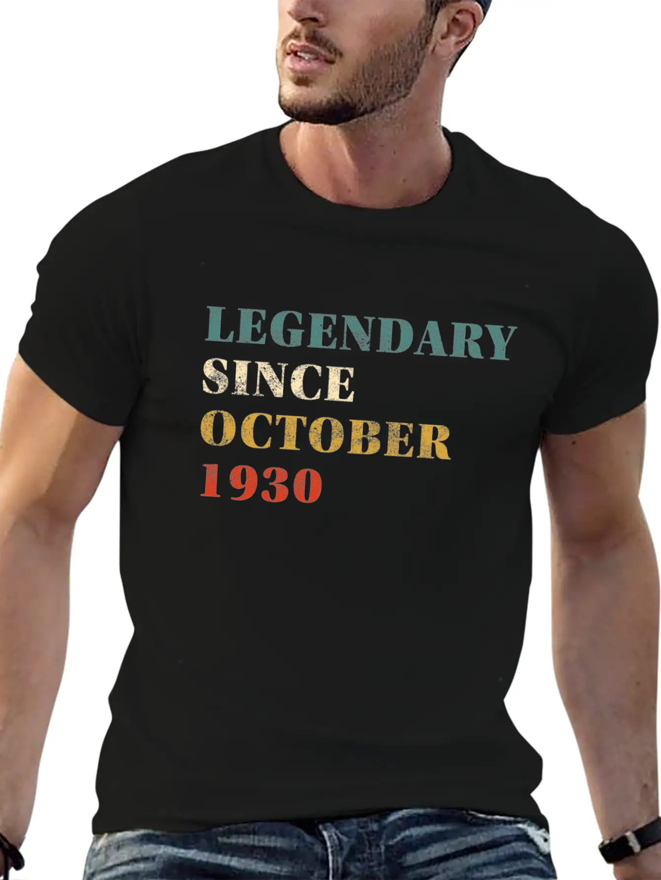 Legendary Since October 1930 Stylish Everyday T-Shirt – Unisex Basic Cotton Tee