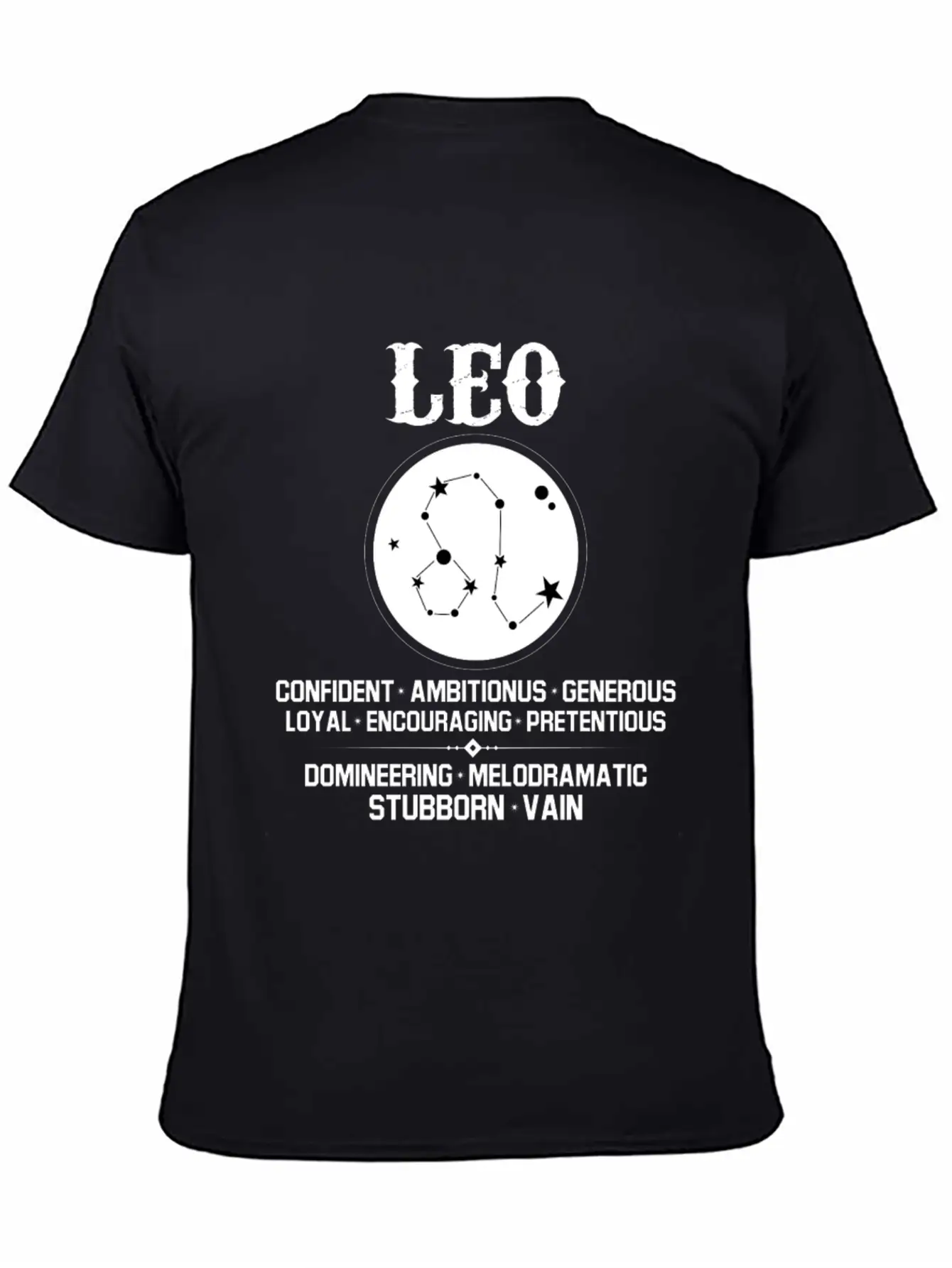 Leo Zodiac Sign Stylish Everyday T-Shirt – Unisex Basic Cotton Tee