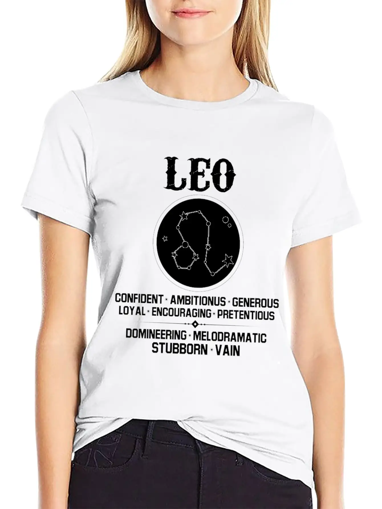 Leo Zodiac Sign Stylish Everyday T-Shirt – Unisex Basic Cotton Tee