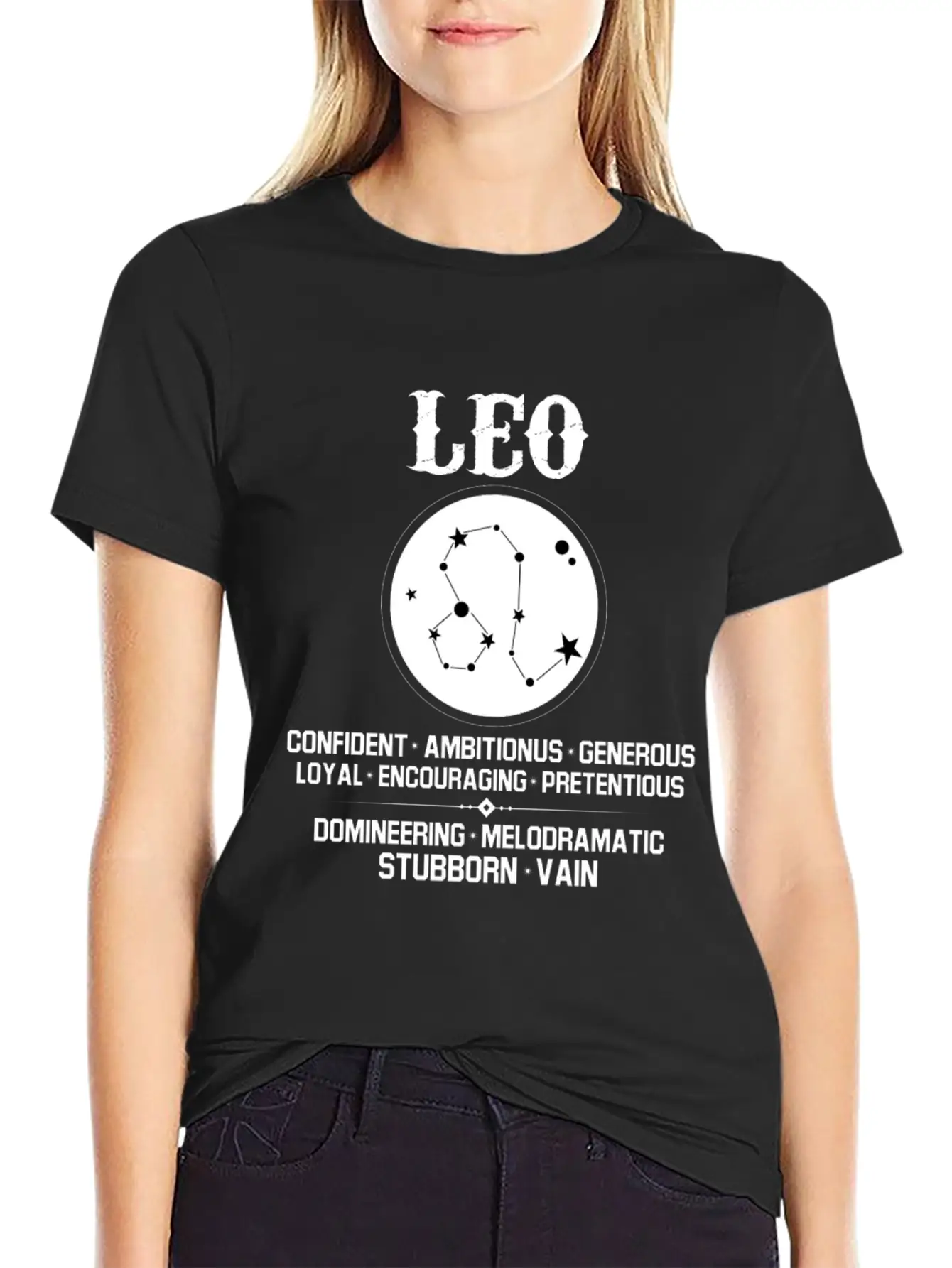 Leo Zodiac Sign Stylish Everyday T-Shirt – Unisex Basic Cotton Tee