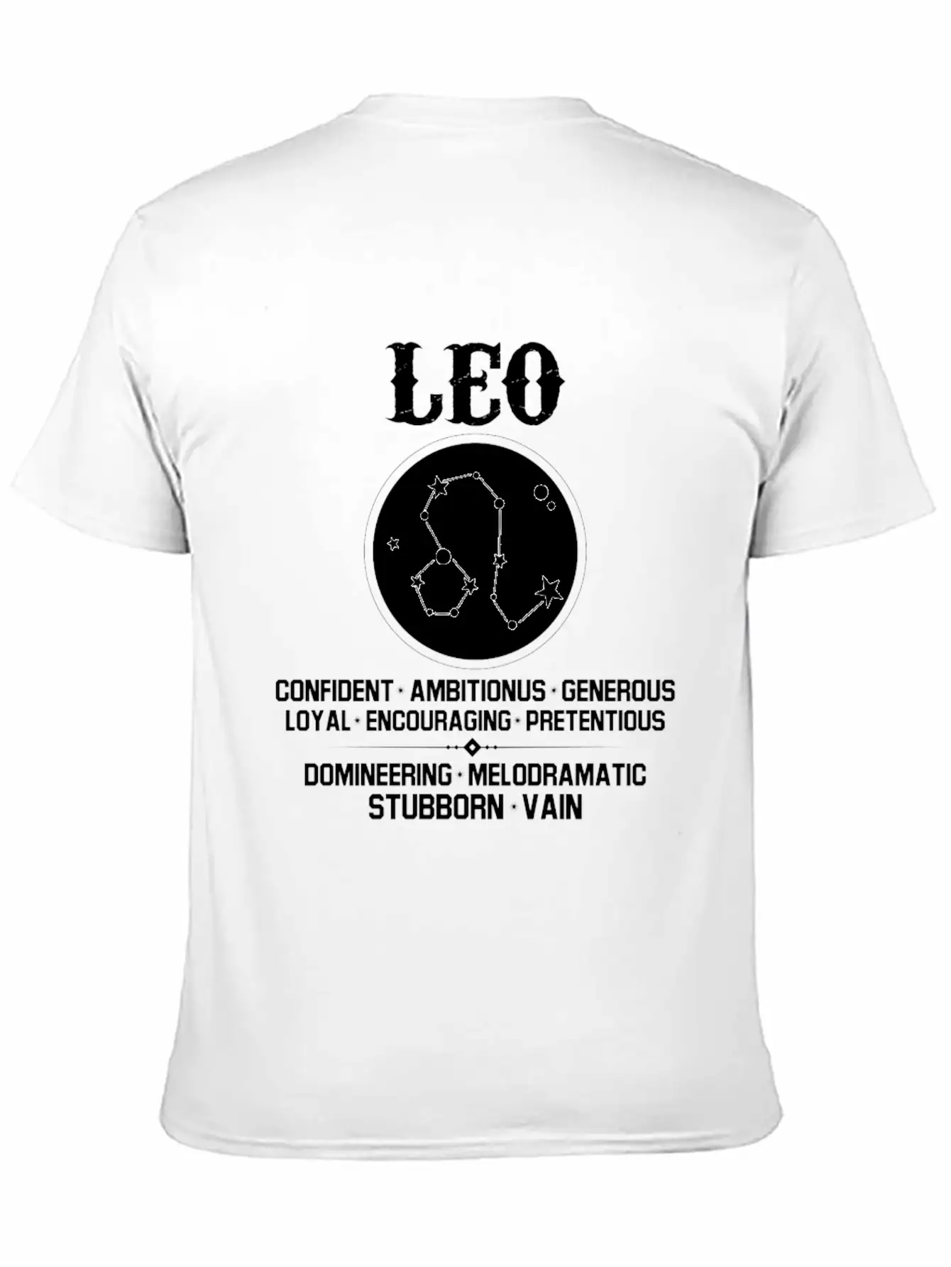 Leo Zodiac Sign Stylish Everyday T-Shirt – Unisex Basic Cotton Tee