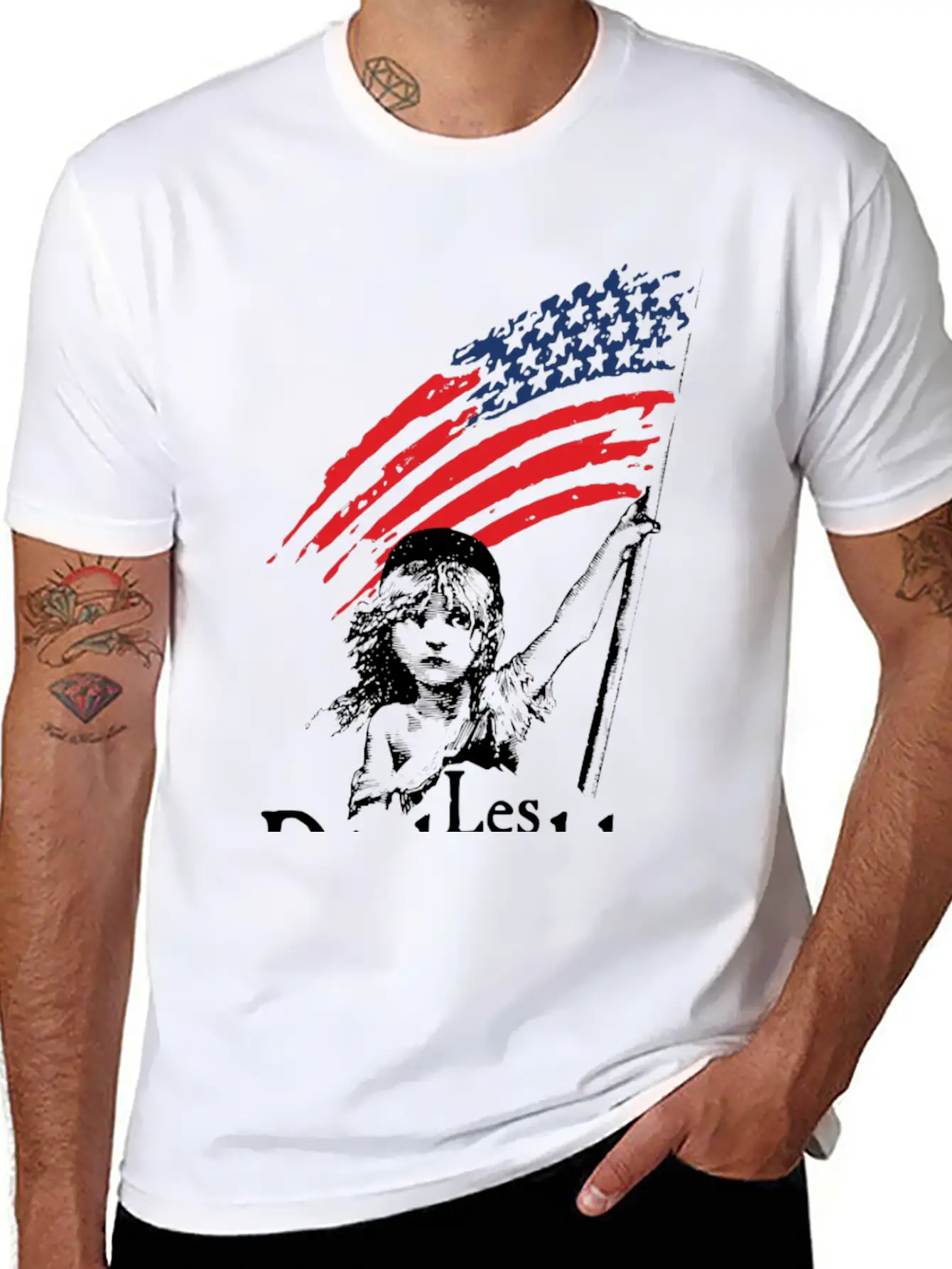 Les Deplorables: Rebel Basic Graphic T-Shirt – Daily Comfort In Soft Cotton