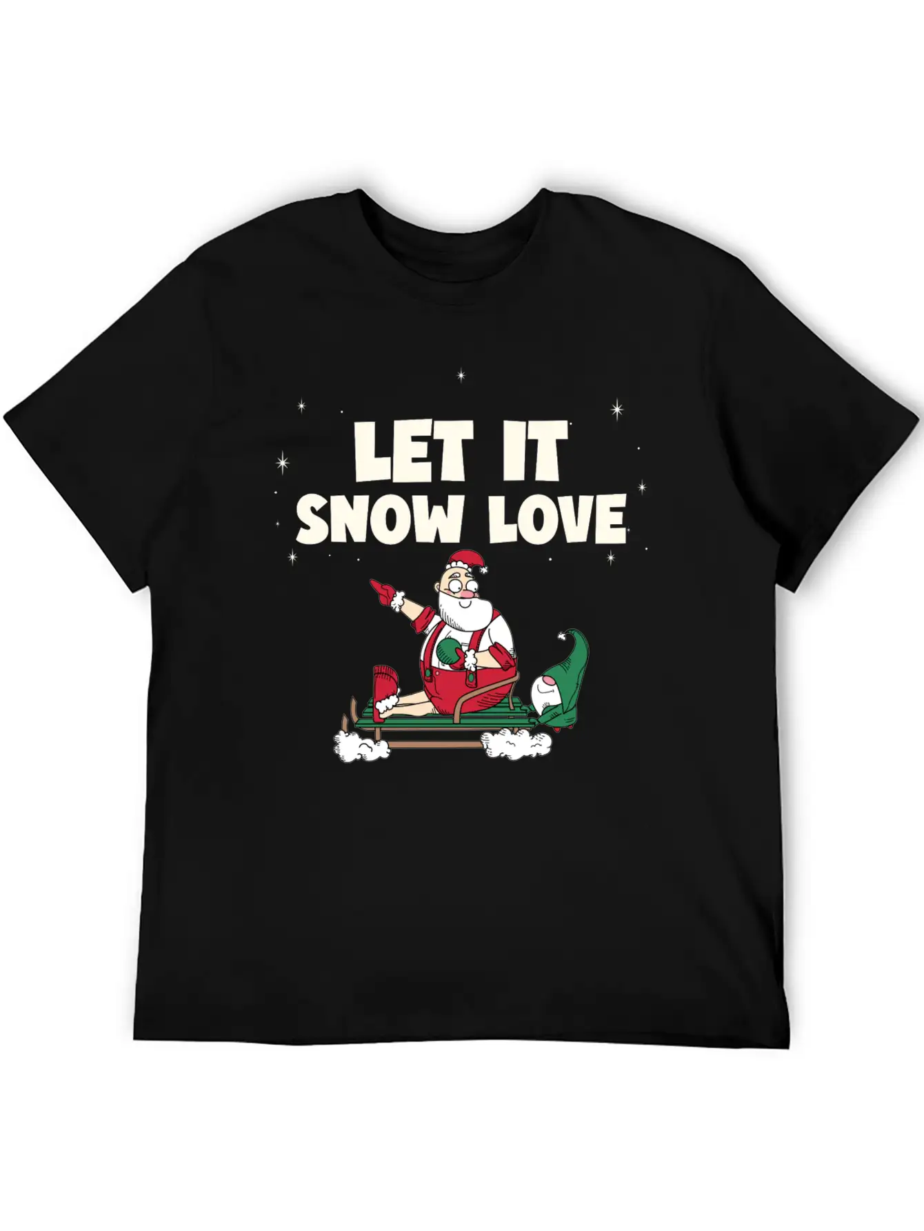 Let It Snow Love Timeless Short Sleeve Tee – Comfy And Minimalist Design