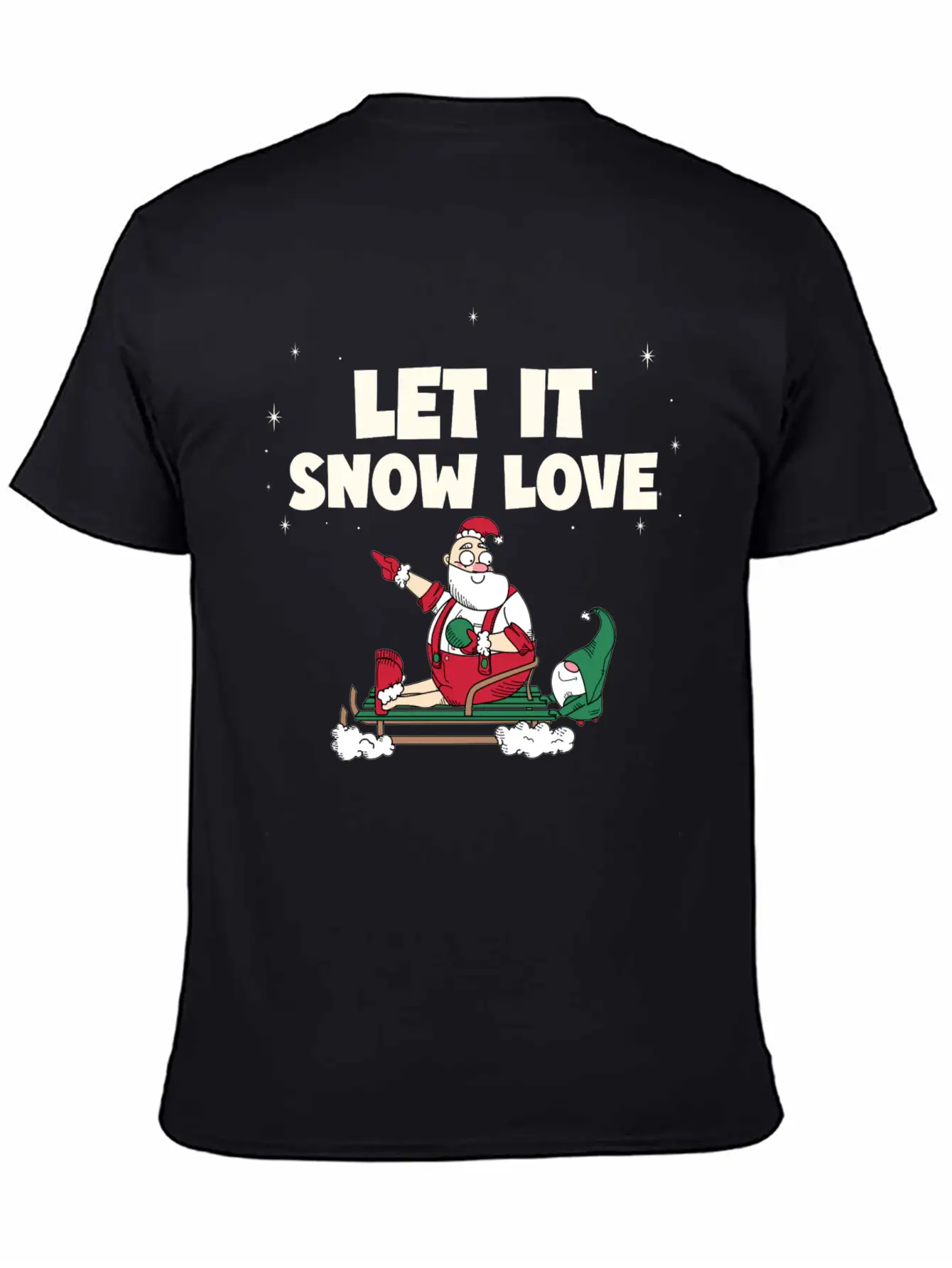 Let It Snow Love Timeless Short Sleeve Tee – Comfy And Minimalist Design