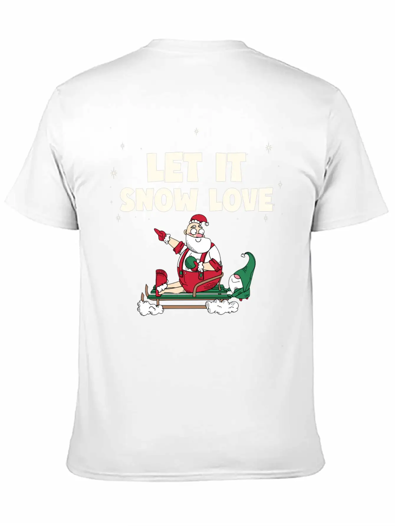 Let It Snow Love Timeless Short Sleeve Tee – Comfy And Minimalist Design