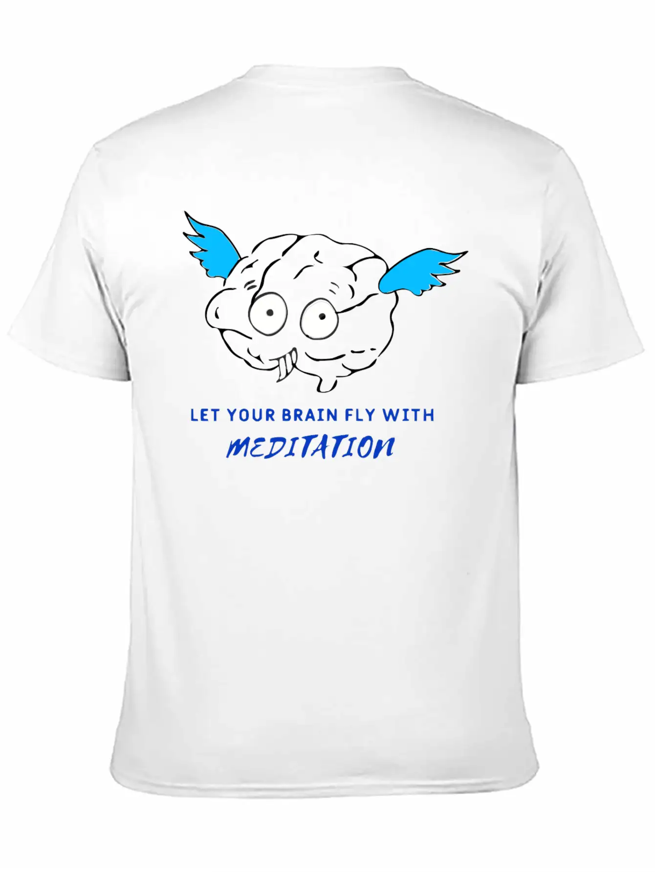 Let Your Brain Fly With Meditation Stylish Everyday T-Shirt – Unisex Basic Cotton Tee