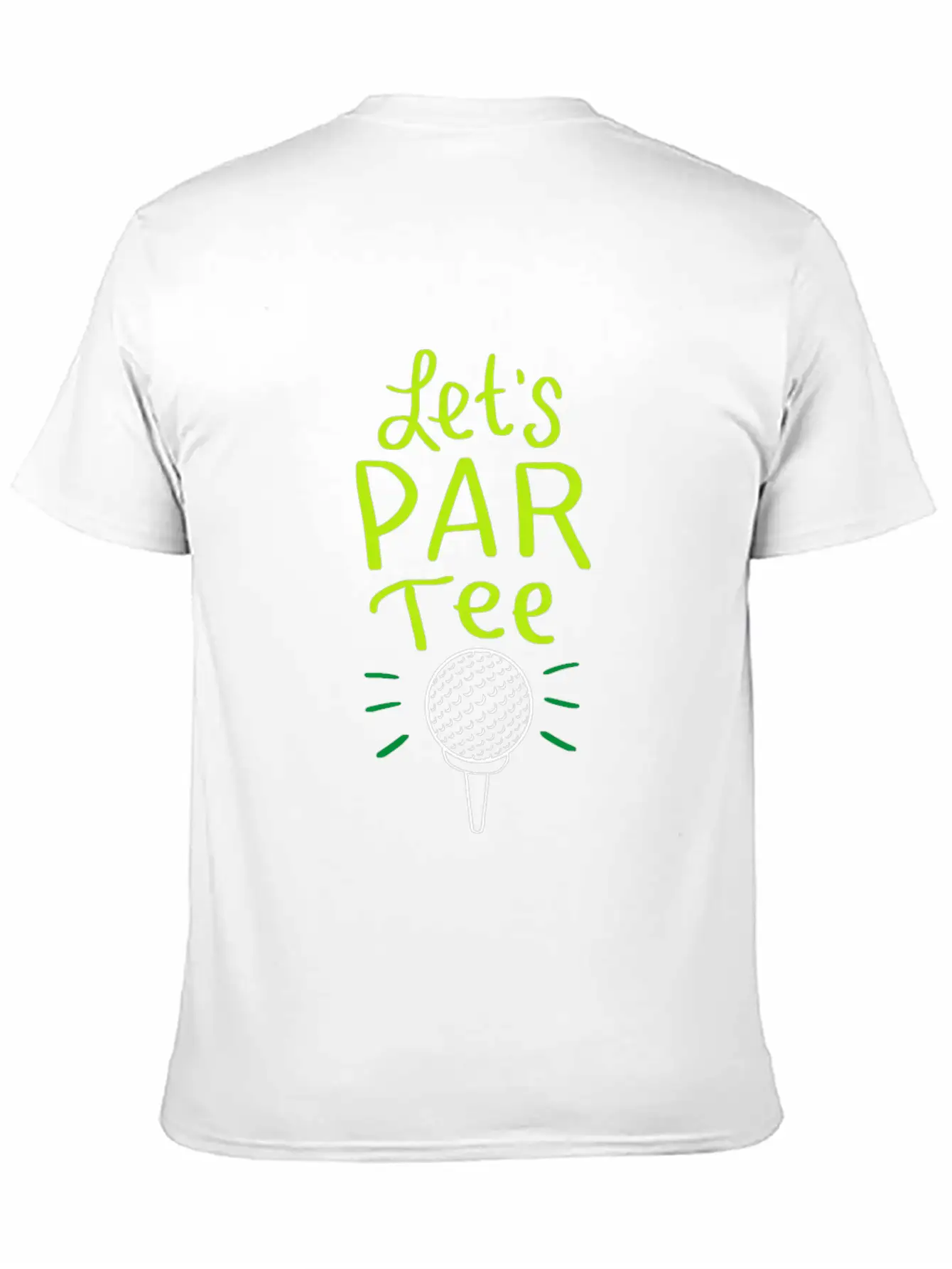 Let´s Par Tee Funny Golf Golfing Party Club Mic Unisex Casual T-Shirt – Clean Design For Daily Comfort