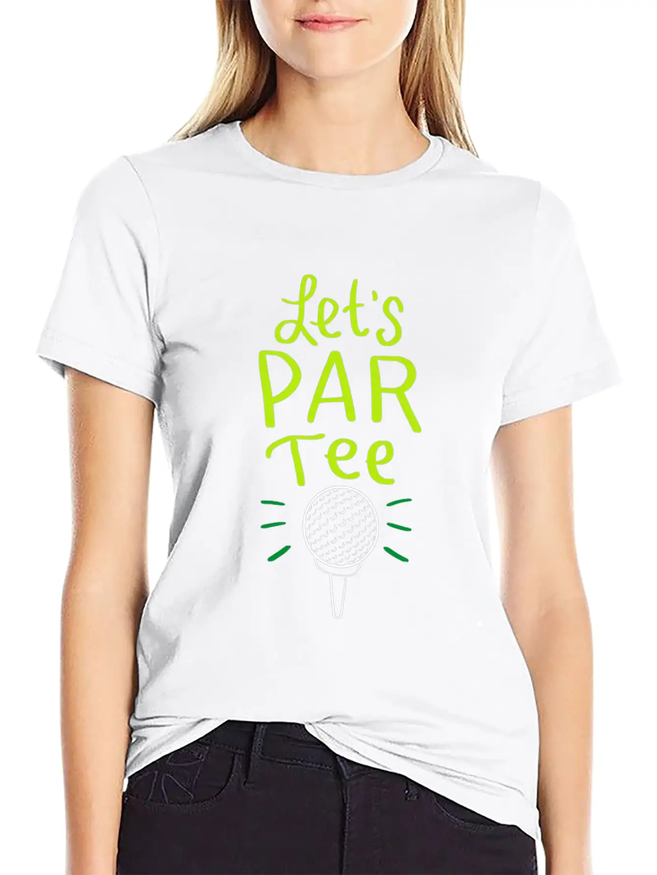 Let´s Par Tee Funny Golf Golfing Party Club Mic Unisex Casual T-Shirt – Clean Design For Daily Comfort