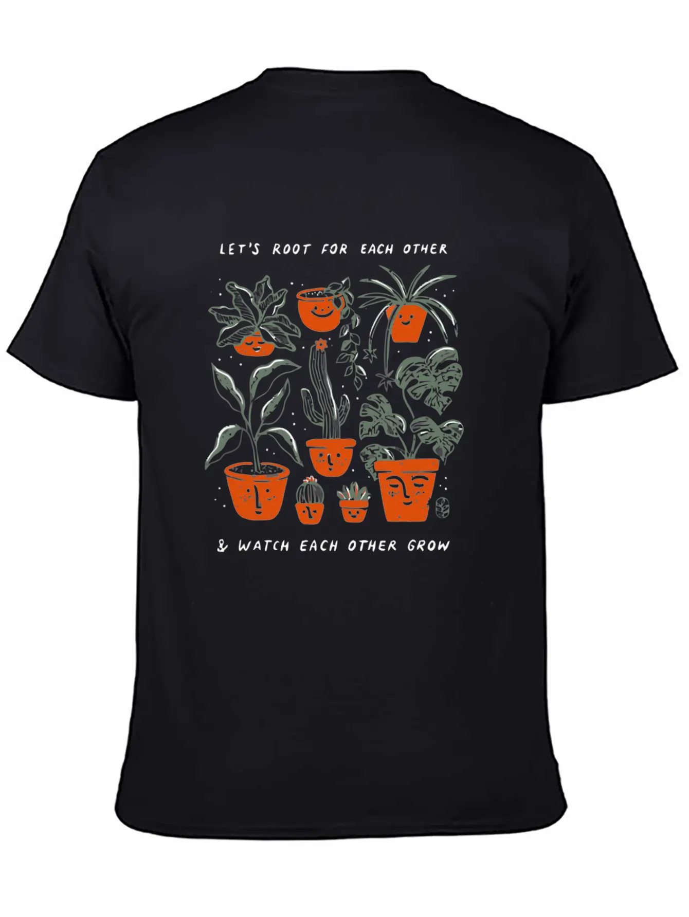 Let's Root For Each Other Stylish Everyday T-Shirt – Unisex Basic Cotton Tee