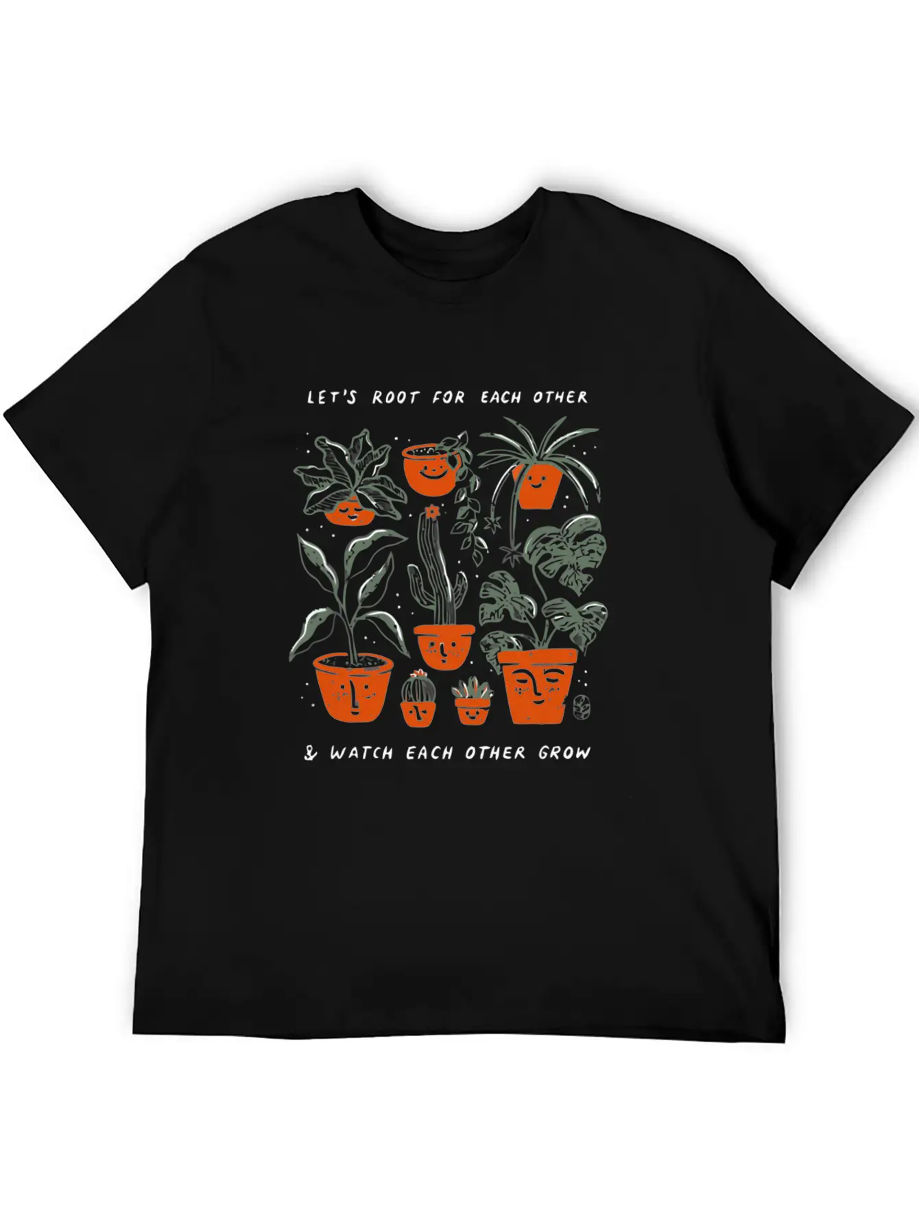 Let's Root For Each Other Stylish Everyday T-Shirt – Unisex Basic Cotton Tee