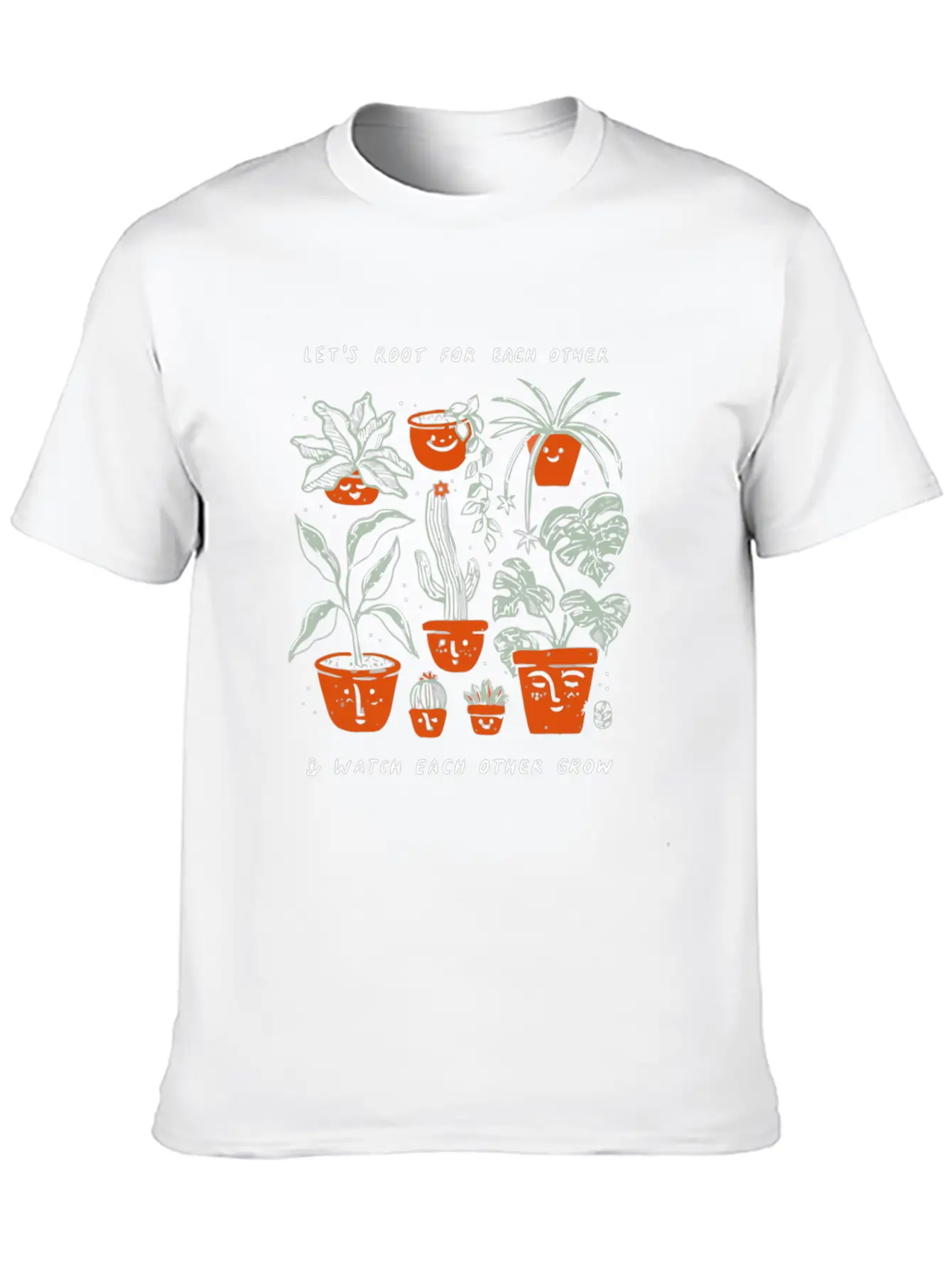 Let's Root For Each Other Stylish Everyday T-Shirt – Unisex Basic Cotton Tee