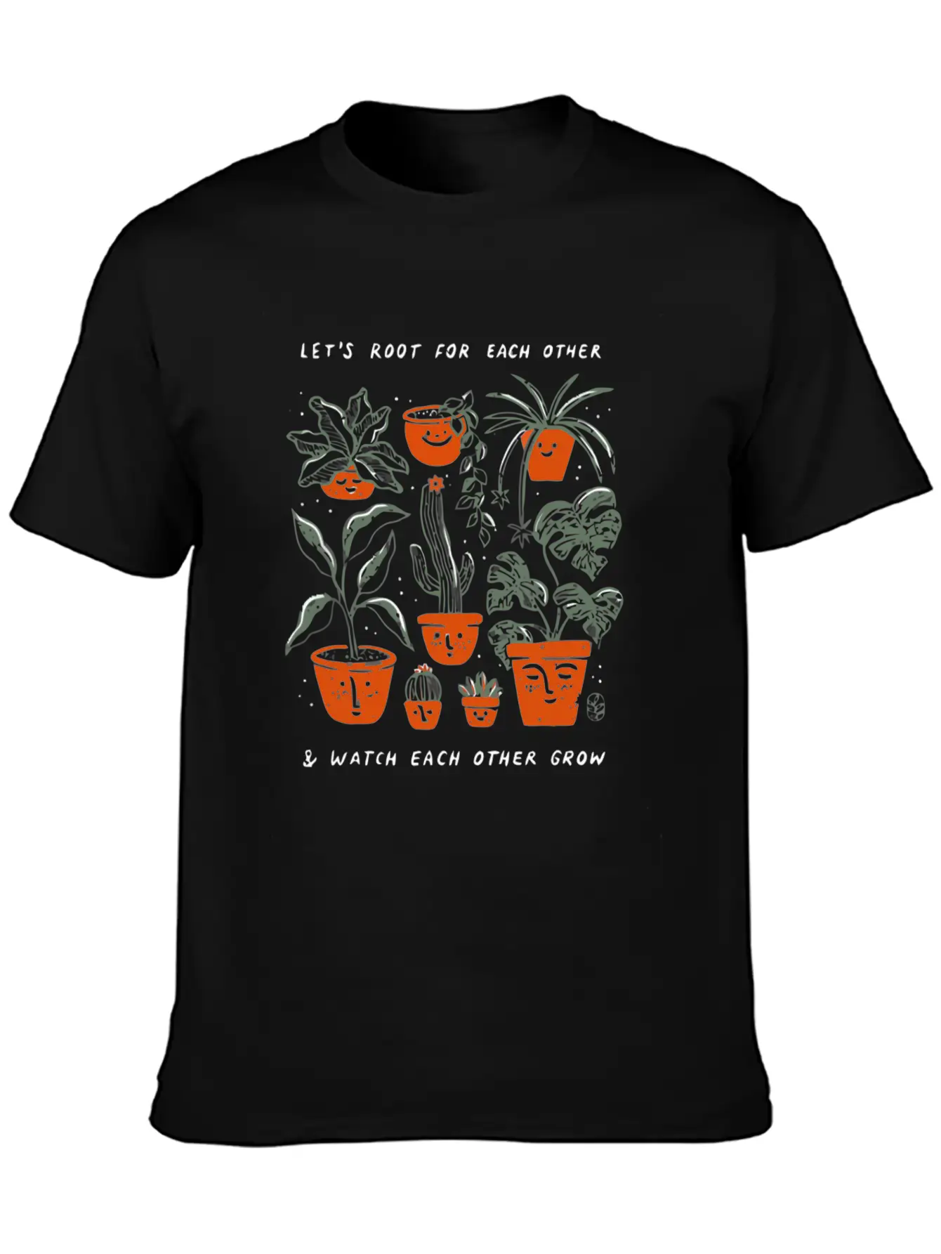 Let's Root For Each Other Stylish Everyday T-Shirt – Unisex Basic Cotton Tee