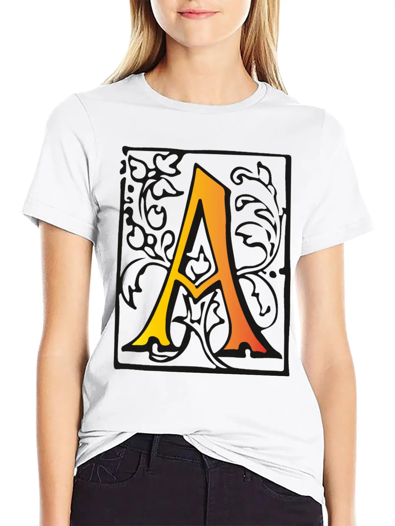 Letter A Essential Unisex Summer Tee – Soft Cotton Casual Fit
