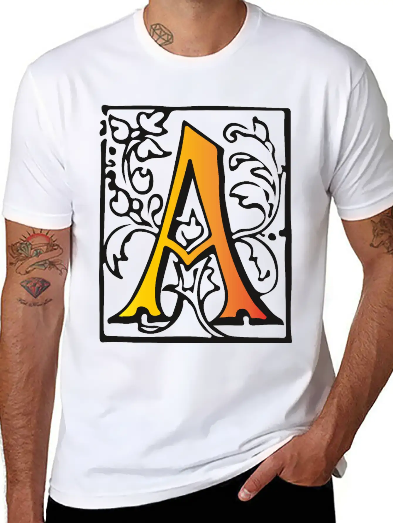 Letter A Essential Unisex Summer Tee – Soft Cotton Casual Fit