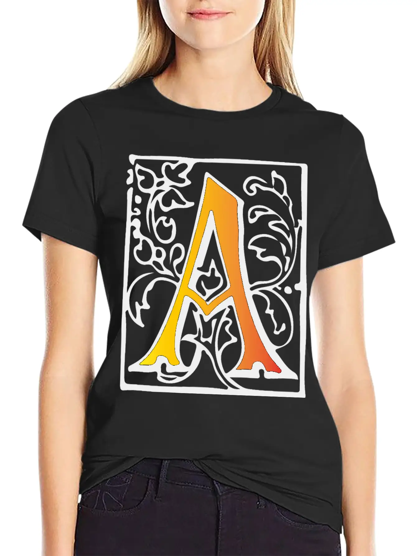 Letter A Essential Unisex Summer Tee – Soft Cotton Casual Fit