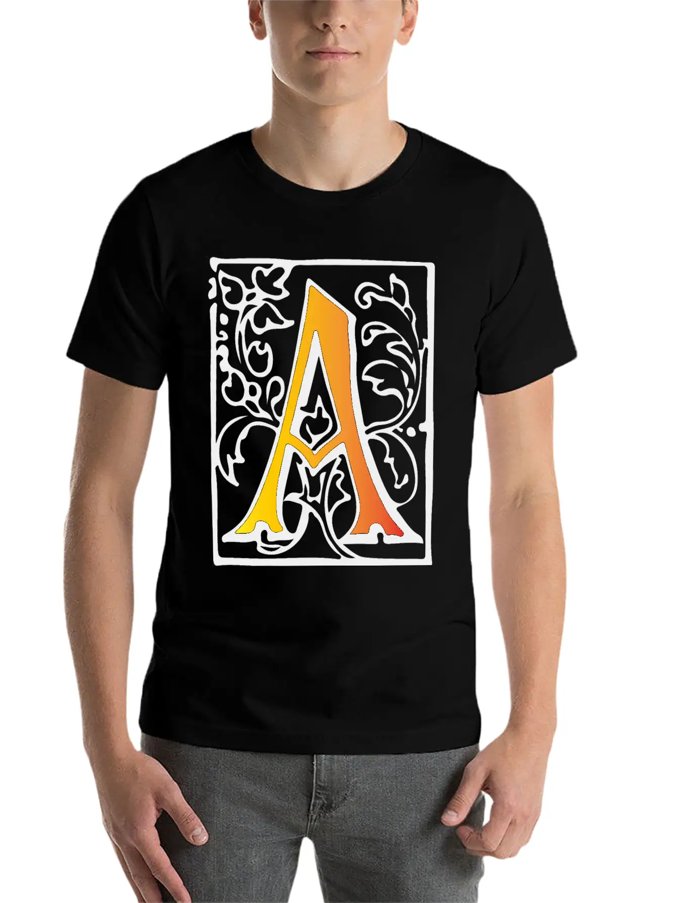 Letter A Essential Unisex Summer Tee – Soft Cotton Casual Fit