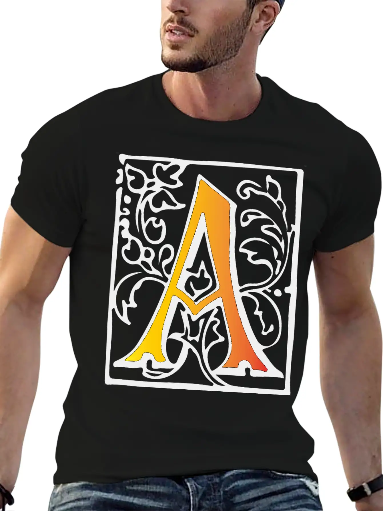 Letter A Essential Unisex Summer Tee – Soft Cotton Casual Fit