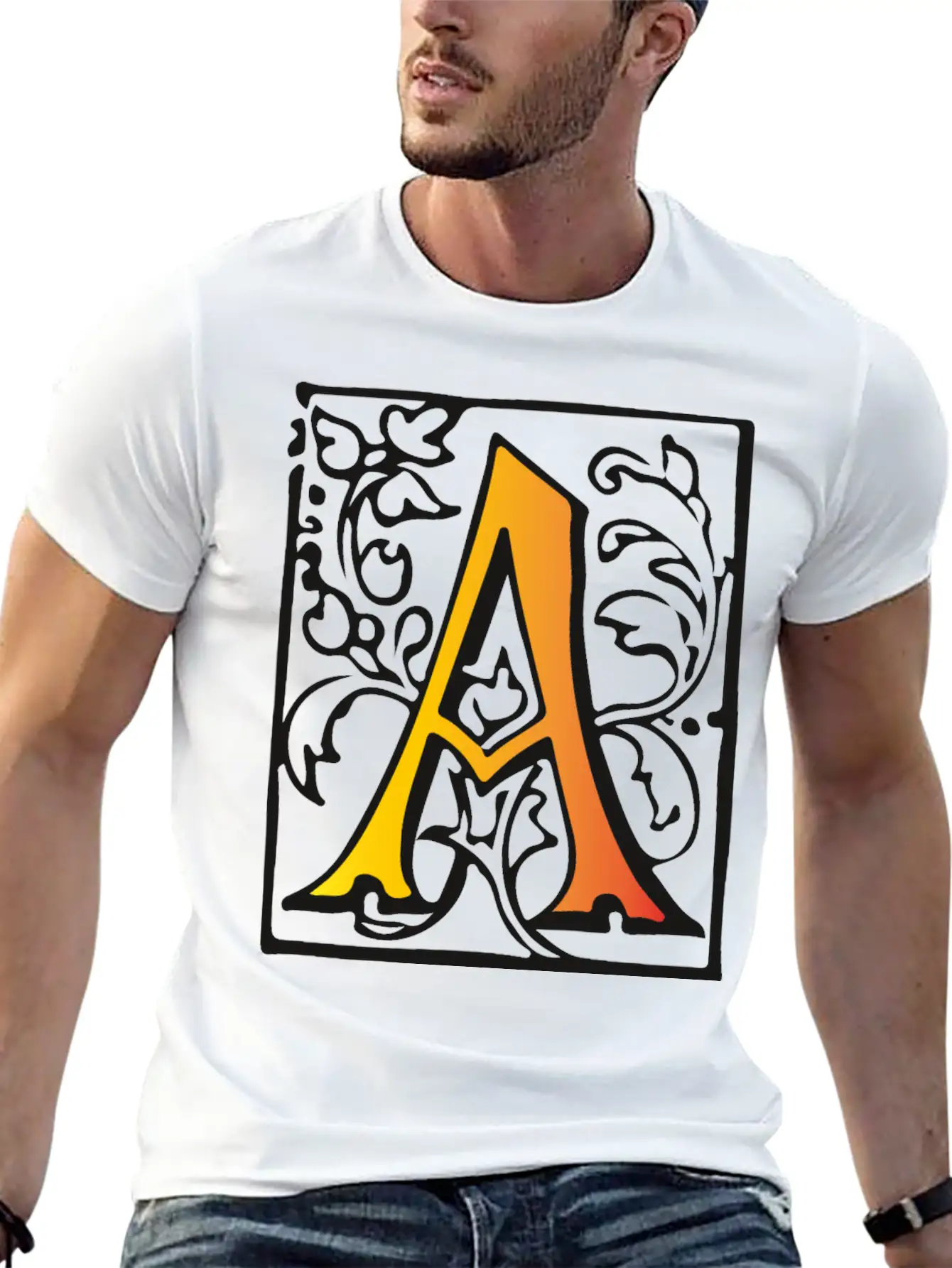 Letter A Essential Unisex Summer Tee – Soft Cotton Casual Fit