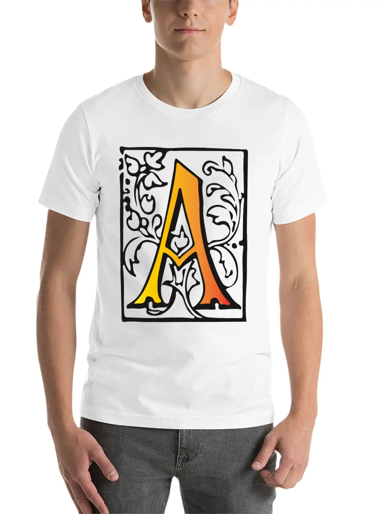 Letter A Essential Unisex Summer Tee – Soft Cotton Casual Fit