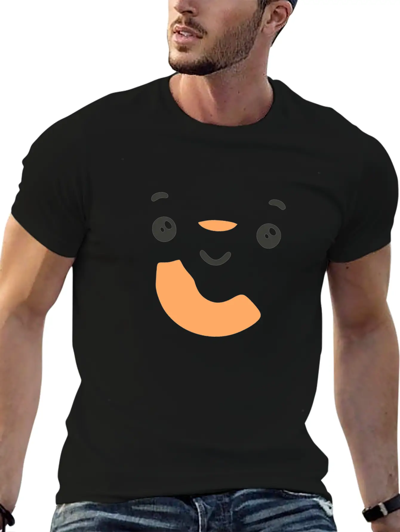 Letter C Cute Kawaii Character Essential Unisex Summer Tee – Soft Cotton Casual Fit