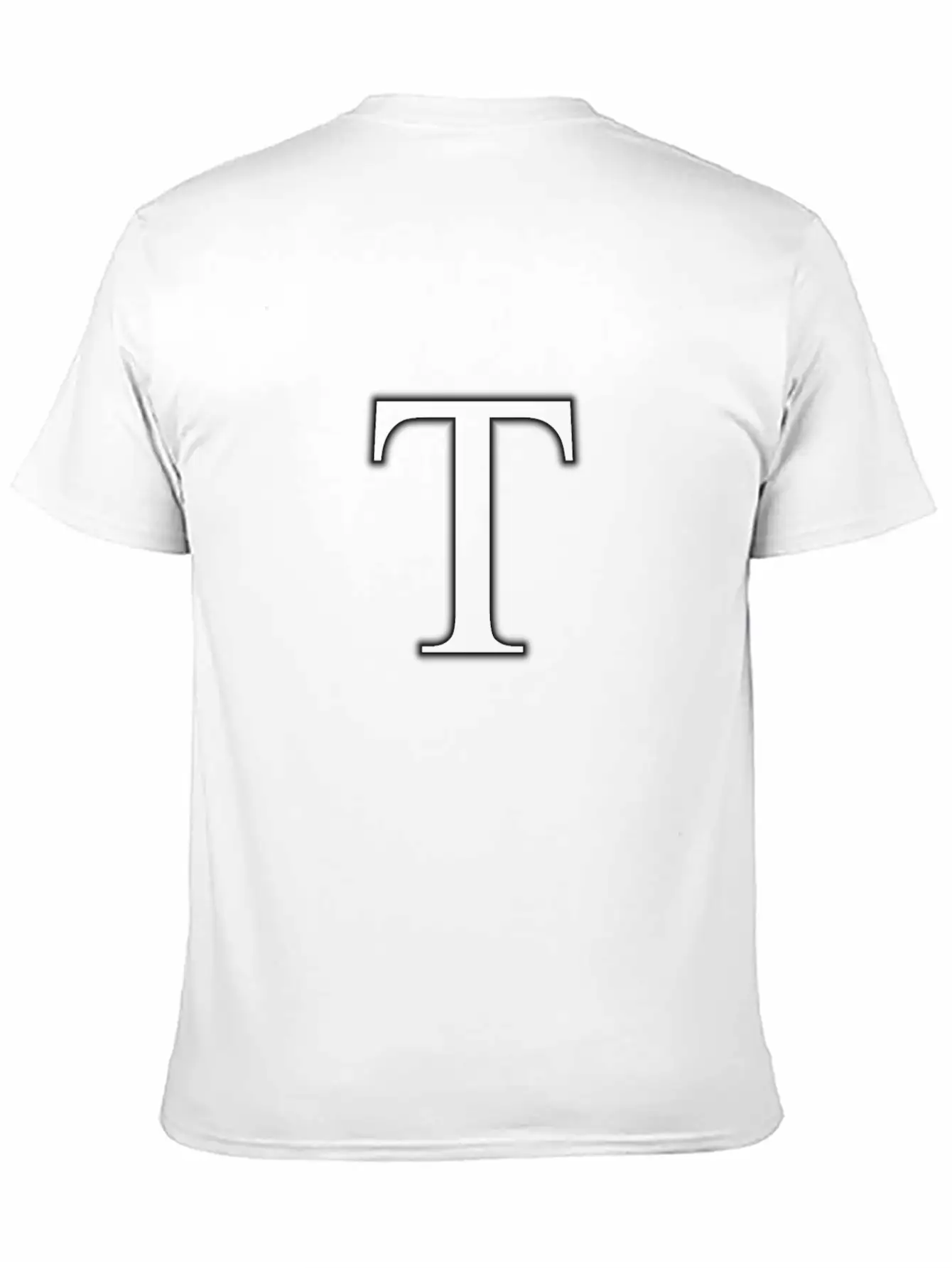 Letter T Basic Graphic T-Shirt – Daily Comfort In Soft Cotton