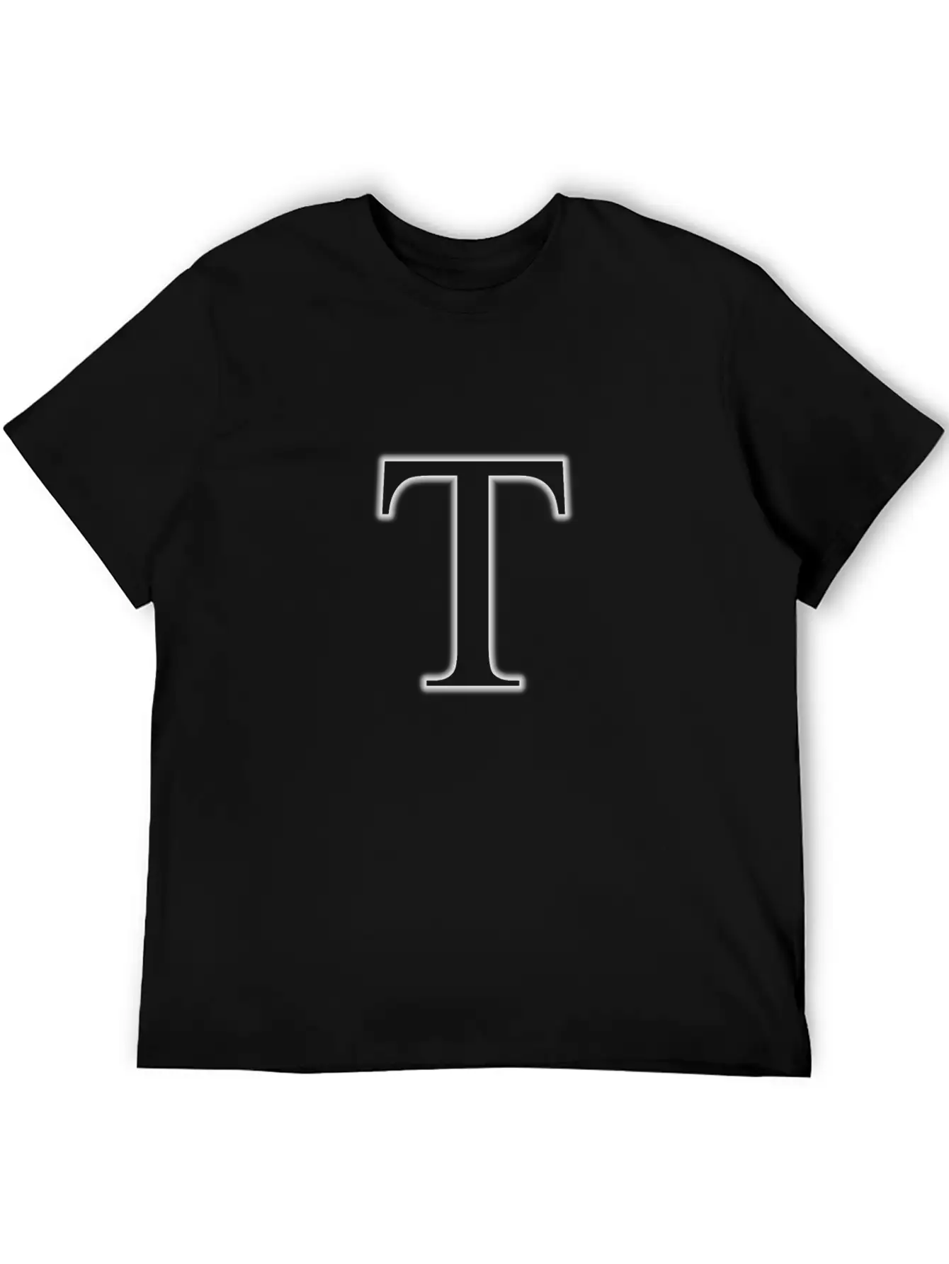 Letter T Basic Graphic T-Shirt – Daily Comfort In Soft Cotton