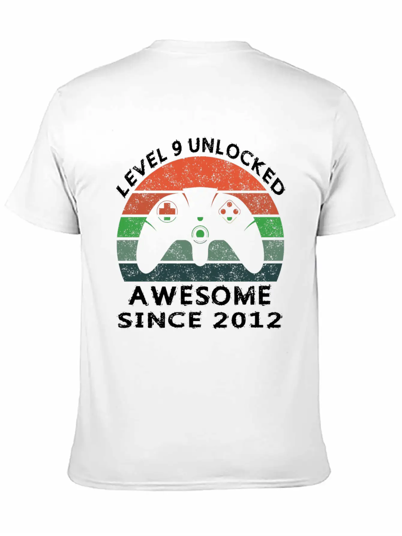 Level 9 Unlocked Awesome Since 2012 Video Game 9th Unisex Casual T-Shirt – Clean Design For Daily Comfort