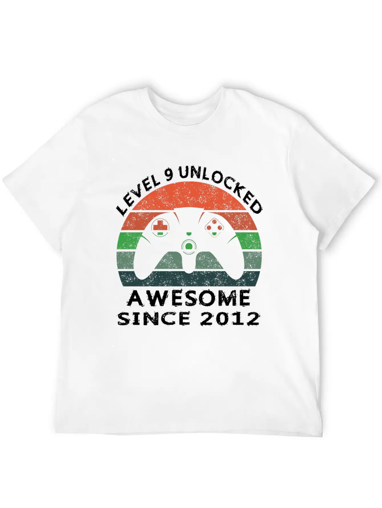 Level 9 Unlocked Awesome Since 2012 Video Game 9th Unisex Casual T-Shirt – Clean Design For Daily Comfort