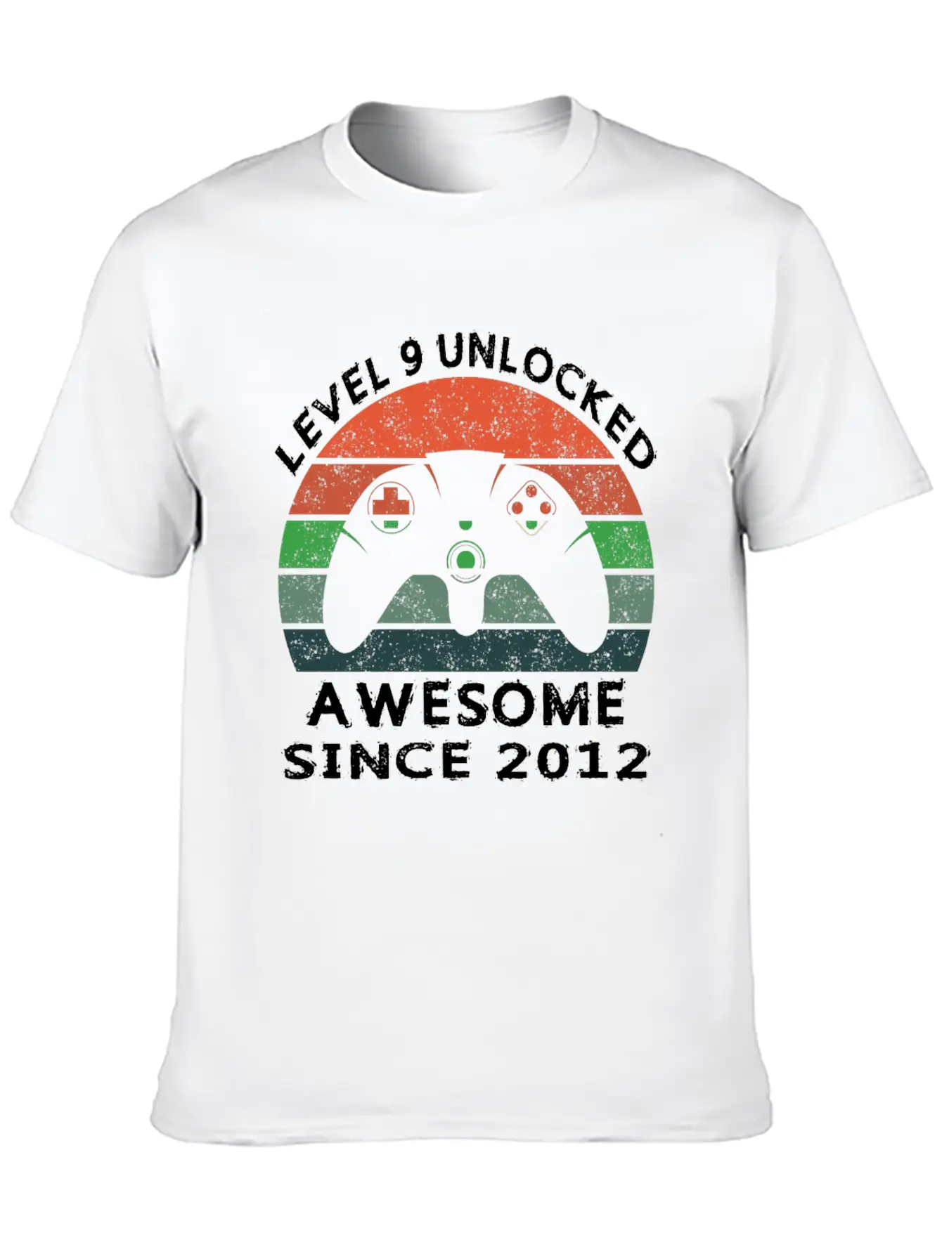 Level 9 Unlocked Awesome Since 2012 Video Game 9th Unisex Casual T-Shirt – Clean Design For Daily Comfort