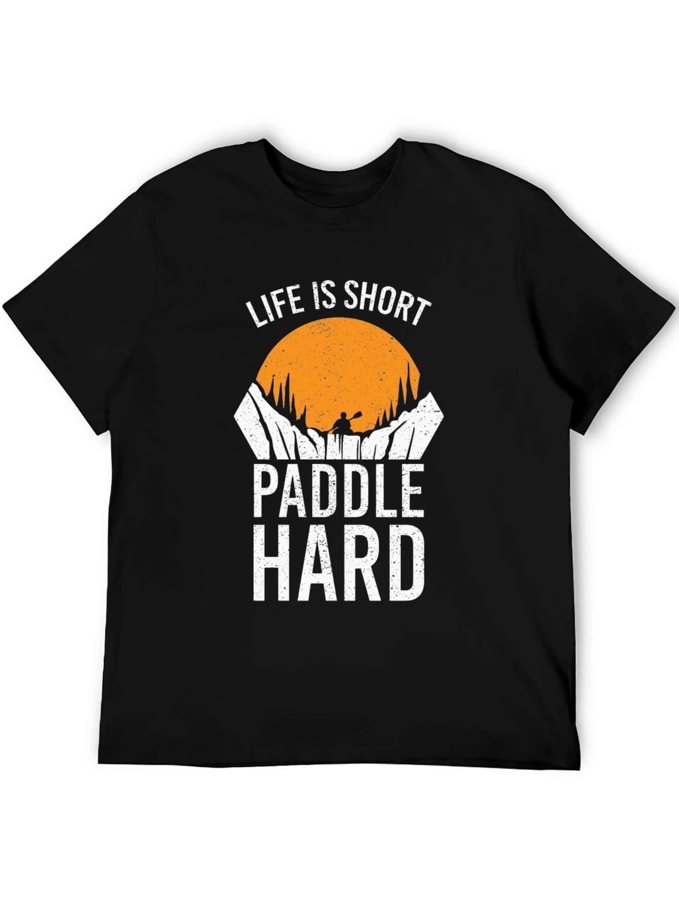 Life is Short Paddle Hard Graphic T-Shirt